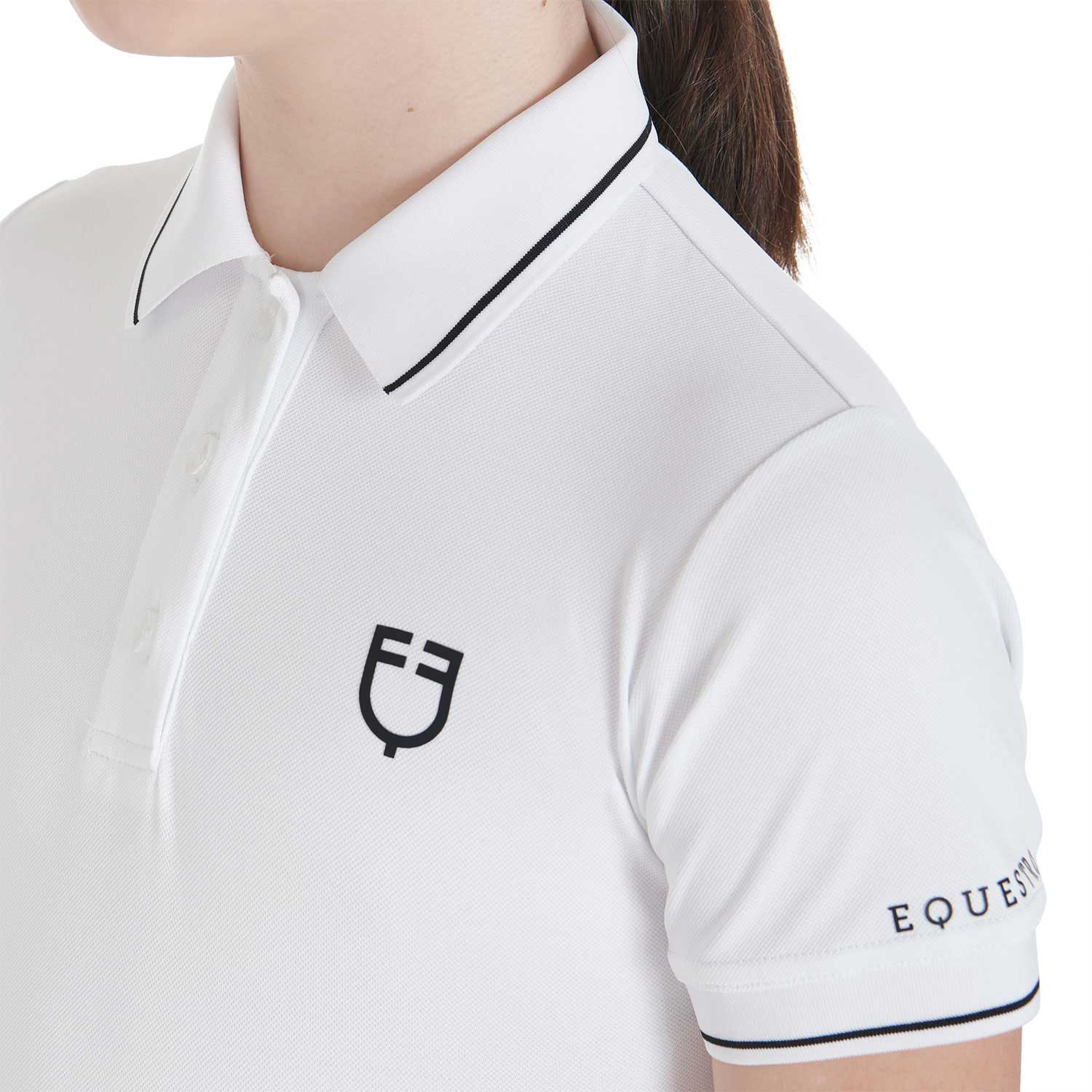 Kinder-Polo Slim Fit aus antibakteriellem Funktionsmaterial