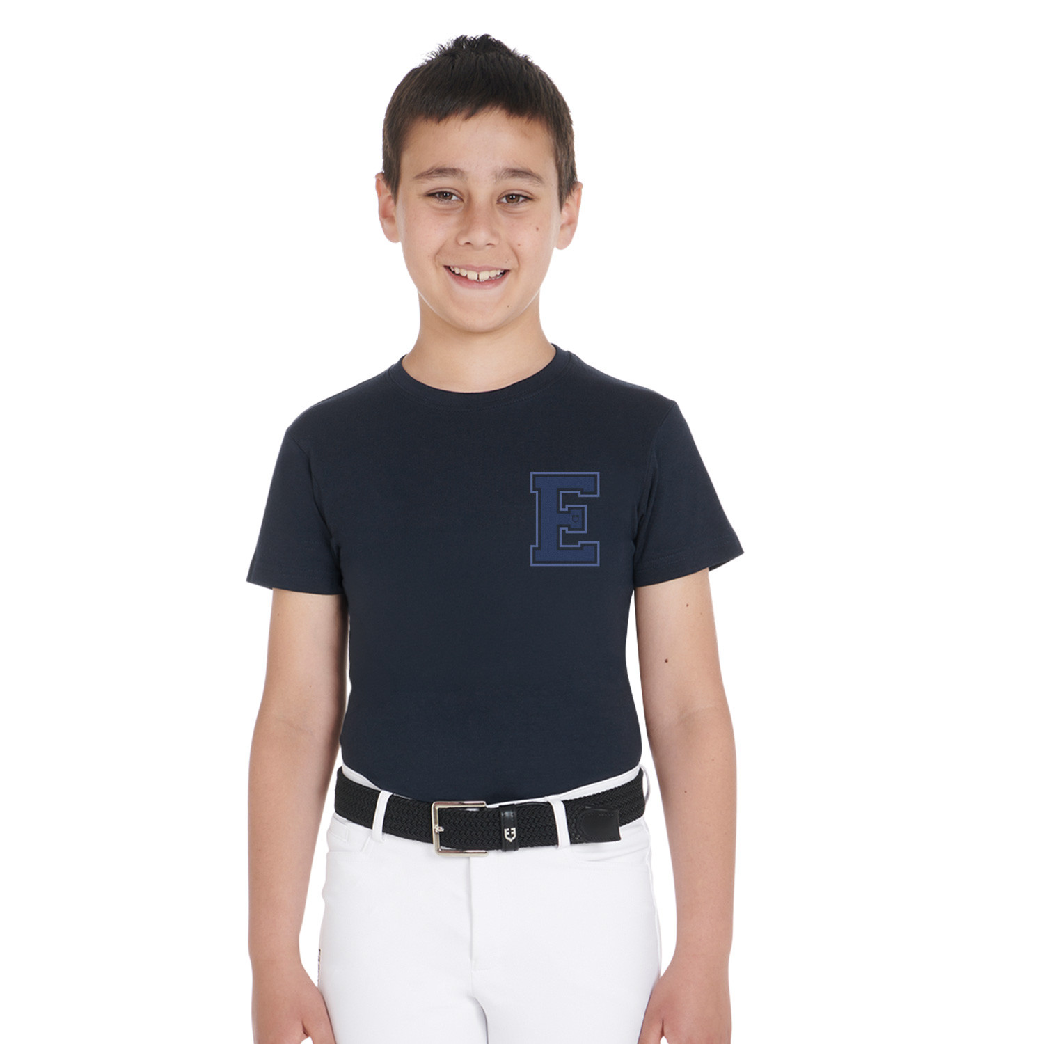 Baumwoll-T-Shirt für Jungen mit Monogramm