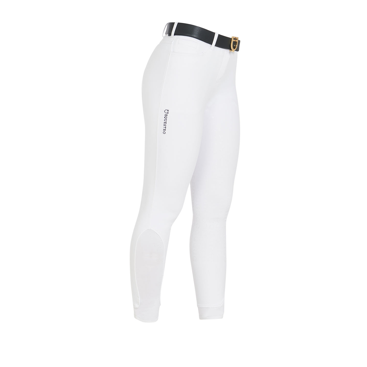 Damen-Vollbesatz-Reithose mit hohem Bund und Fleecefutter