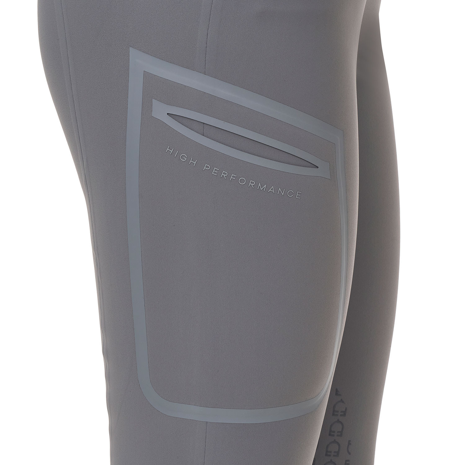 Damen-Reithose mit hohem Bund und Knee Grip