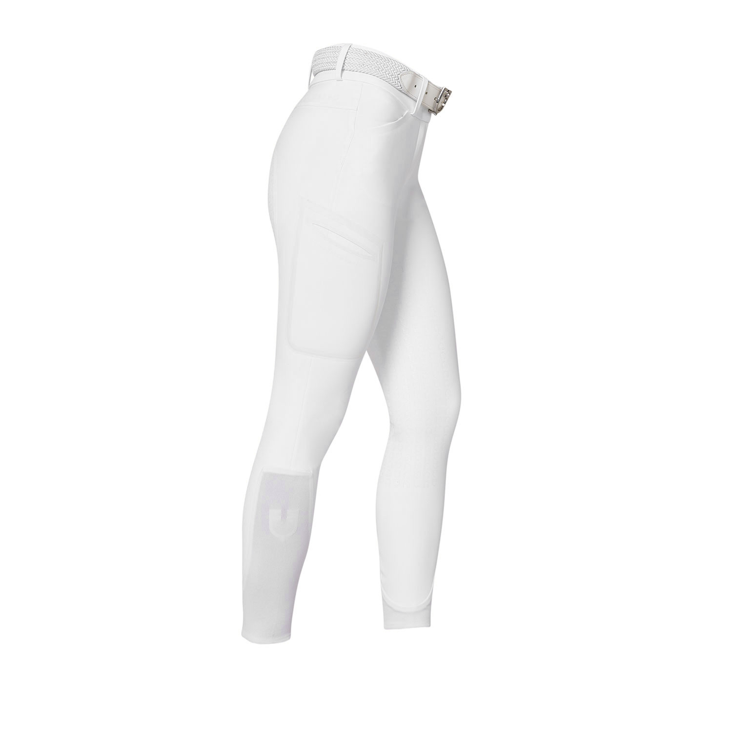 Damen-Reithose mit hohem Bund und Vollbesatz