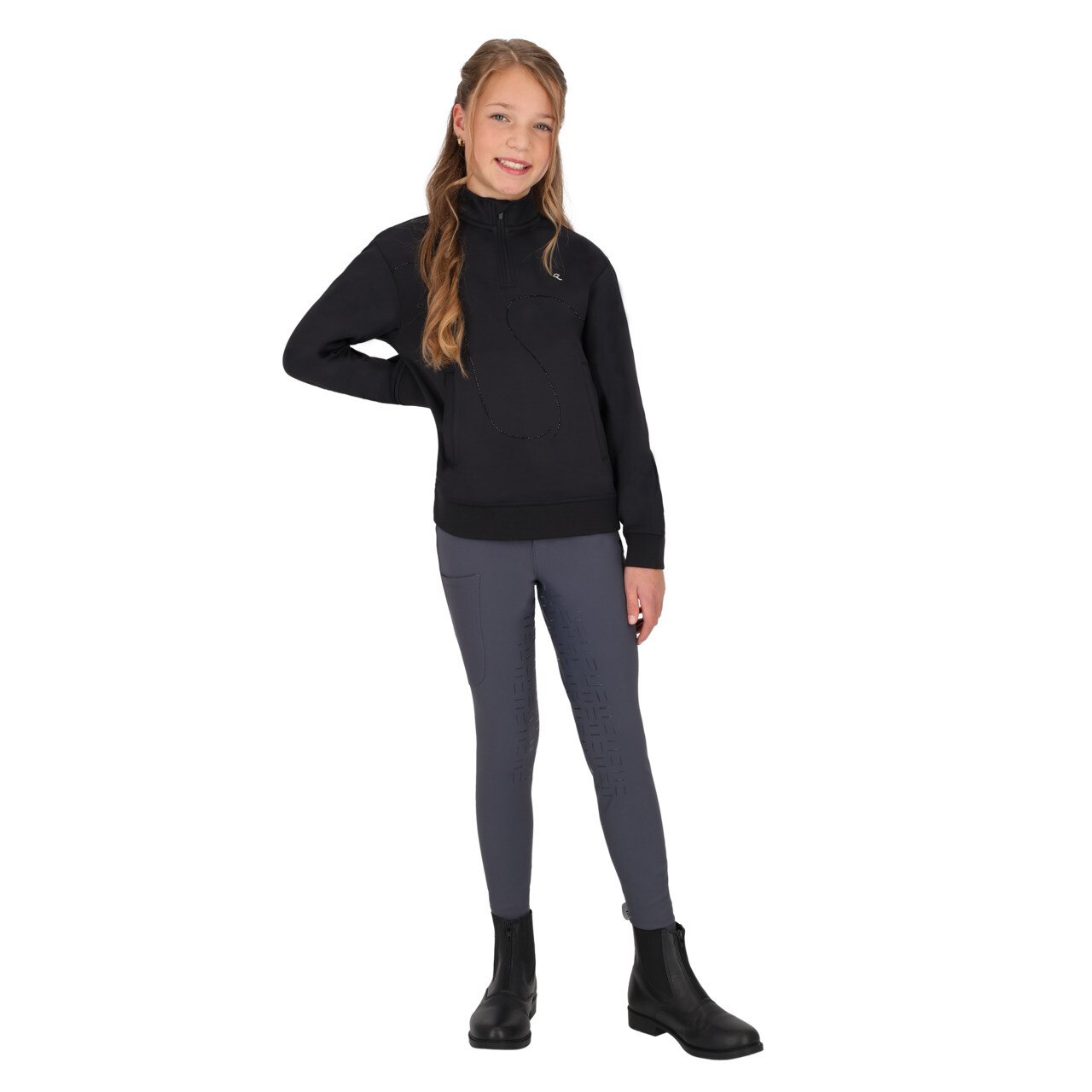 Pullover mit halbem Reißverschluss Livora Junior