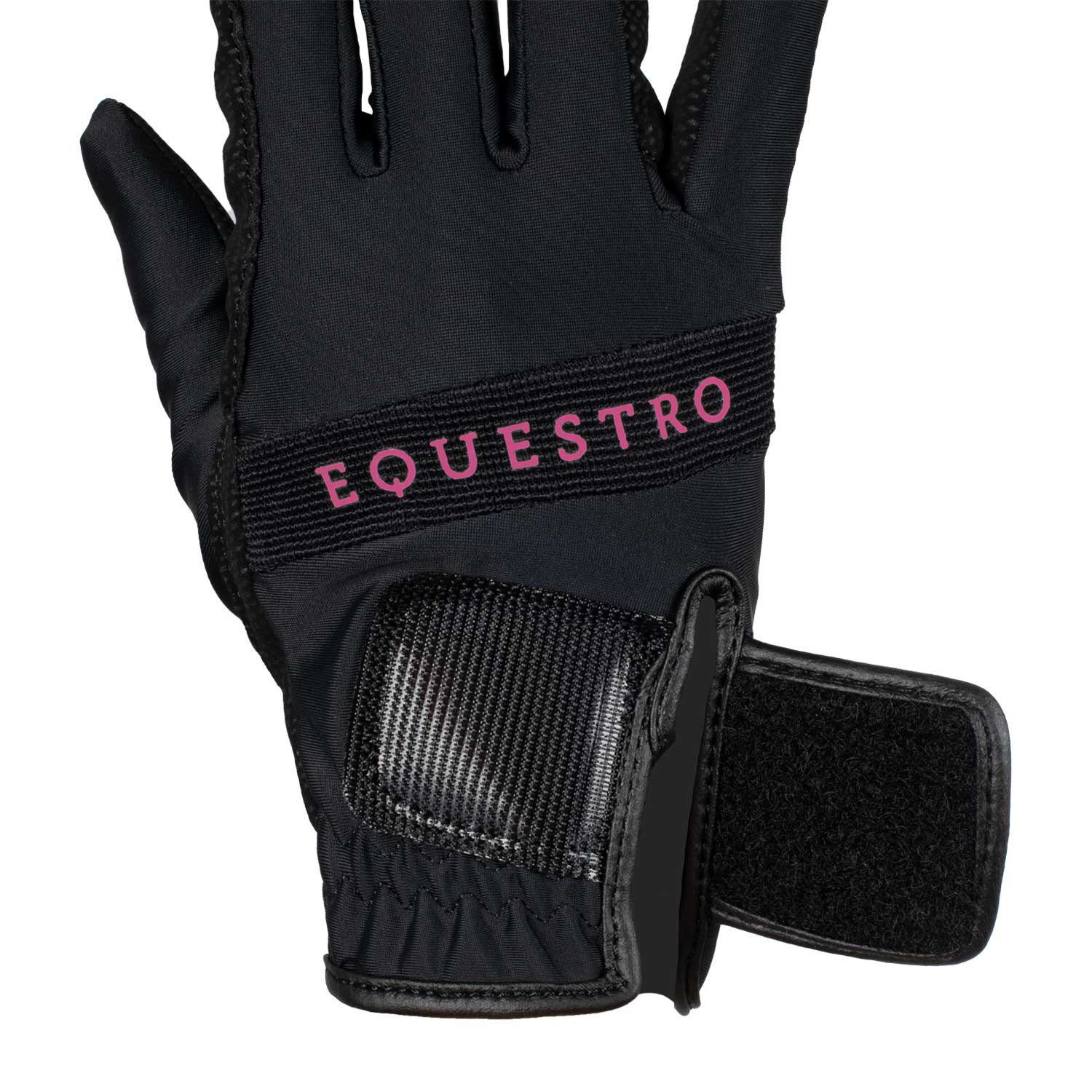 Handschuhe aus technischem Gewebe mit mehrfarbigem Logo