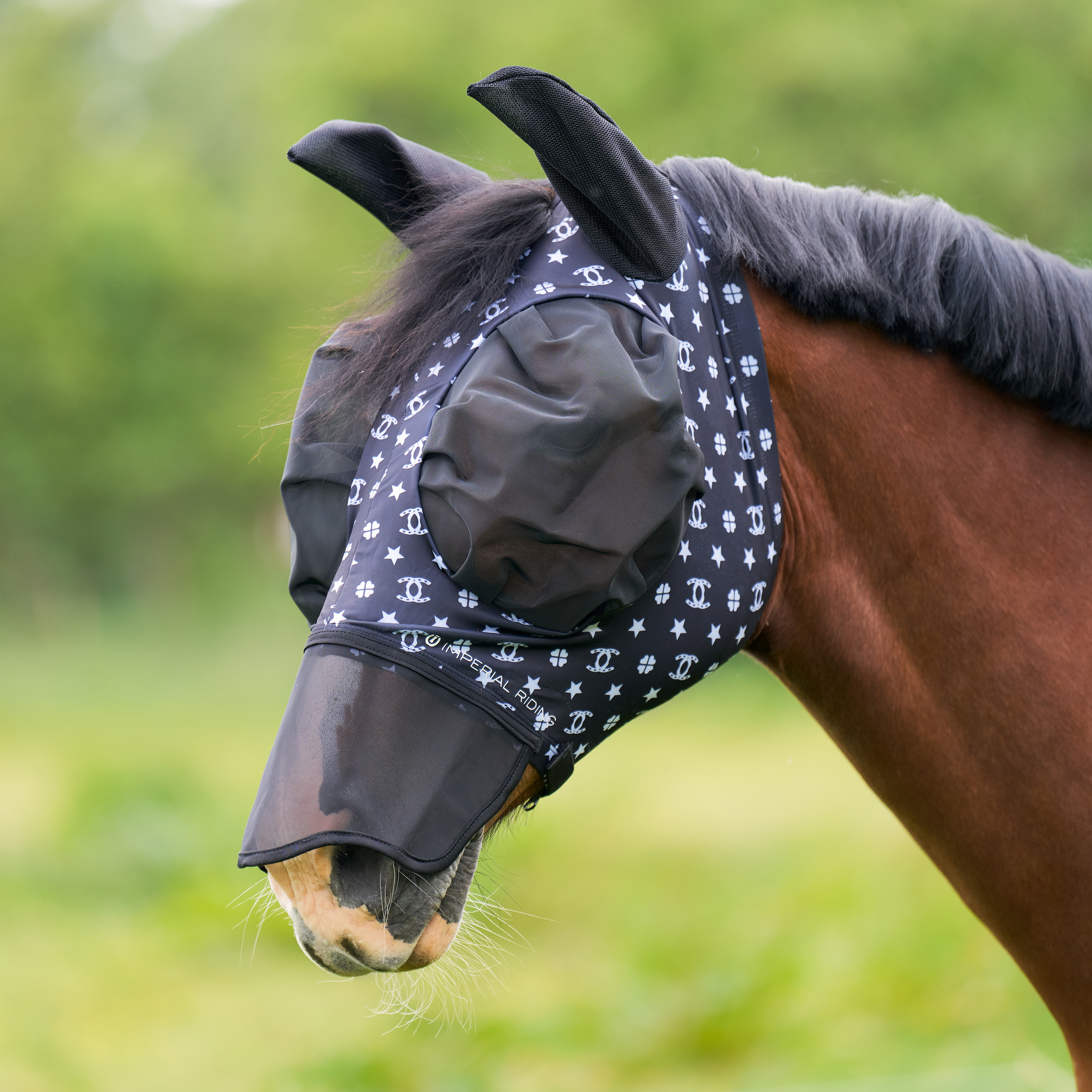 Fliegenmaske mit Nase Trail ride