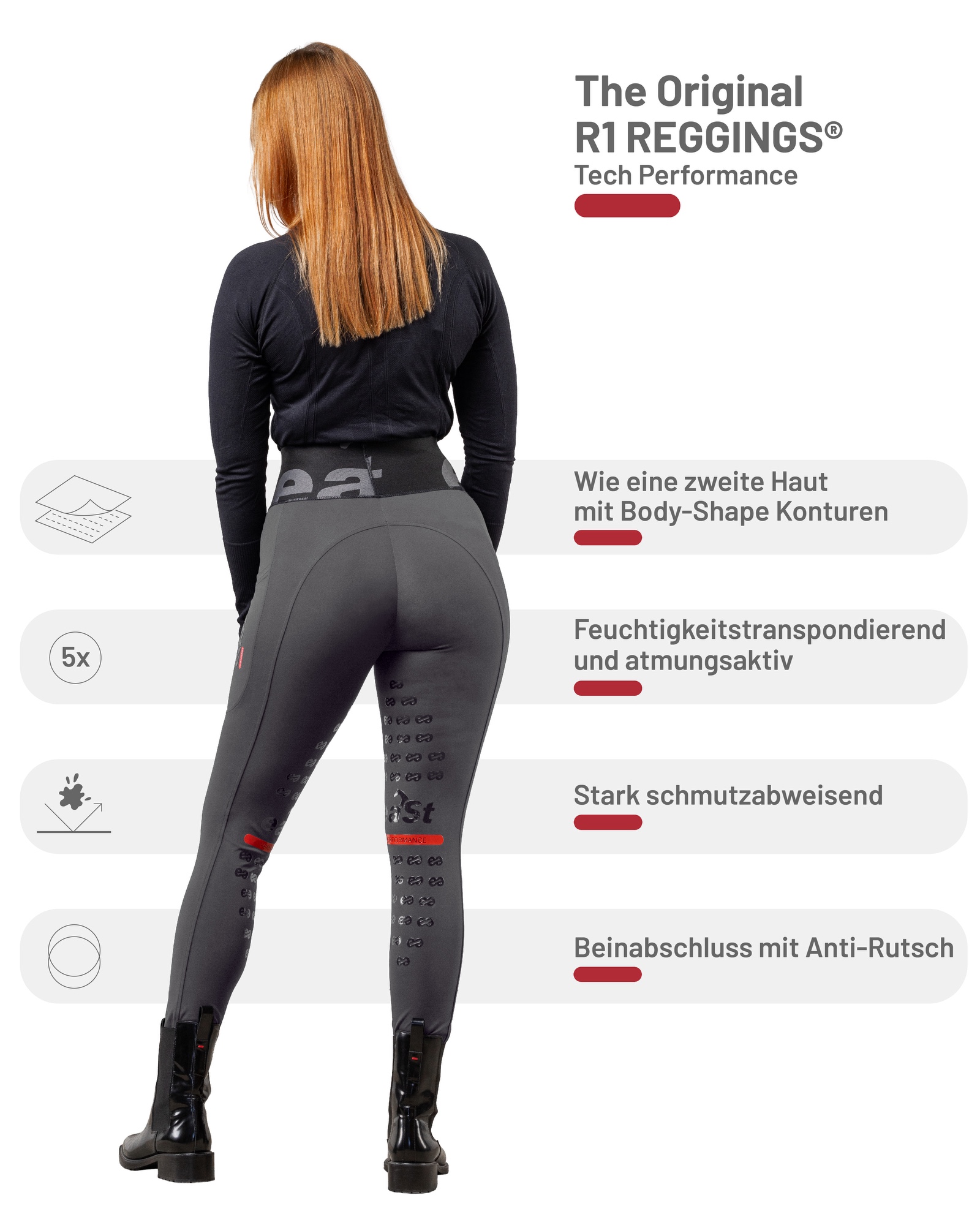 Ladies riding leggings Reggings R1 Tech Performance