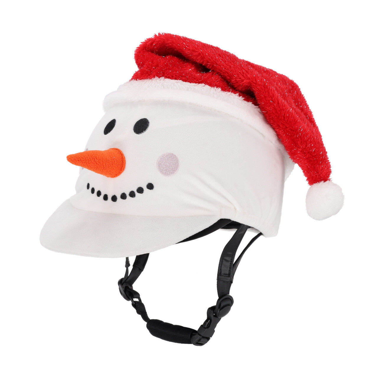 Christmas riding helmet cover
