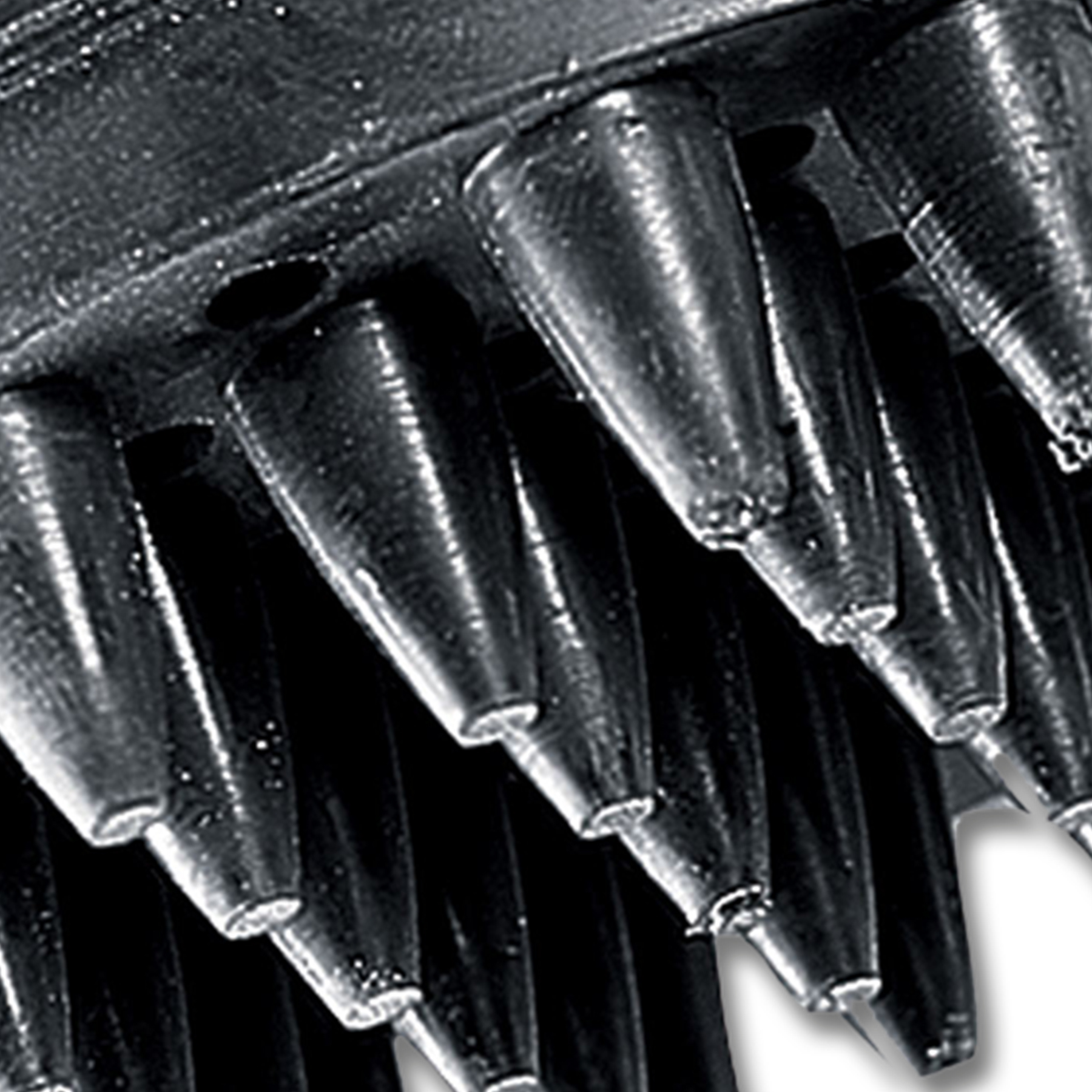 Striegel Rubber-Groomer, schwarz