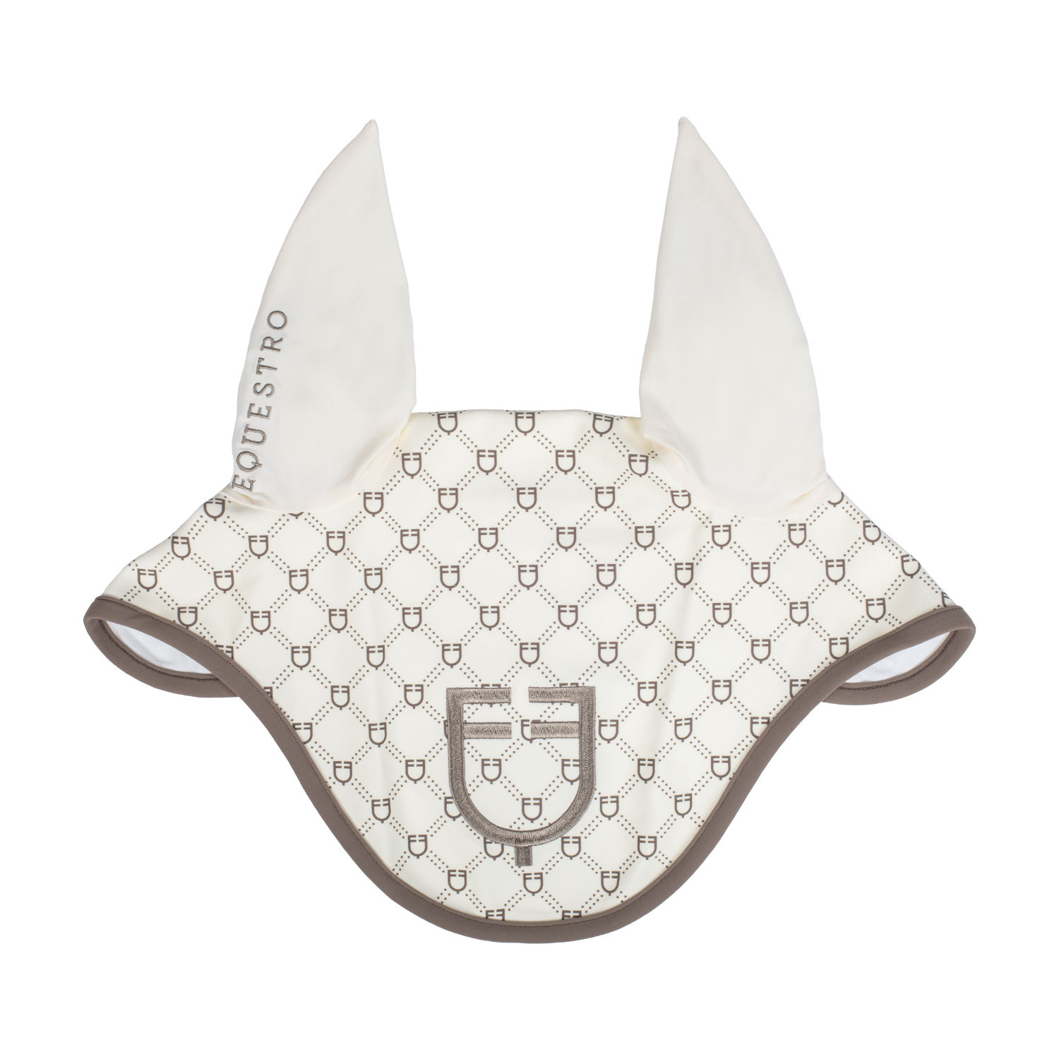 Fliegenhaube mit Monogramm-Print