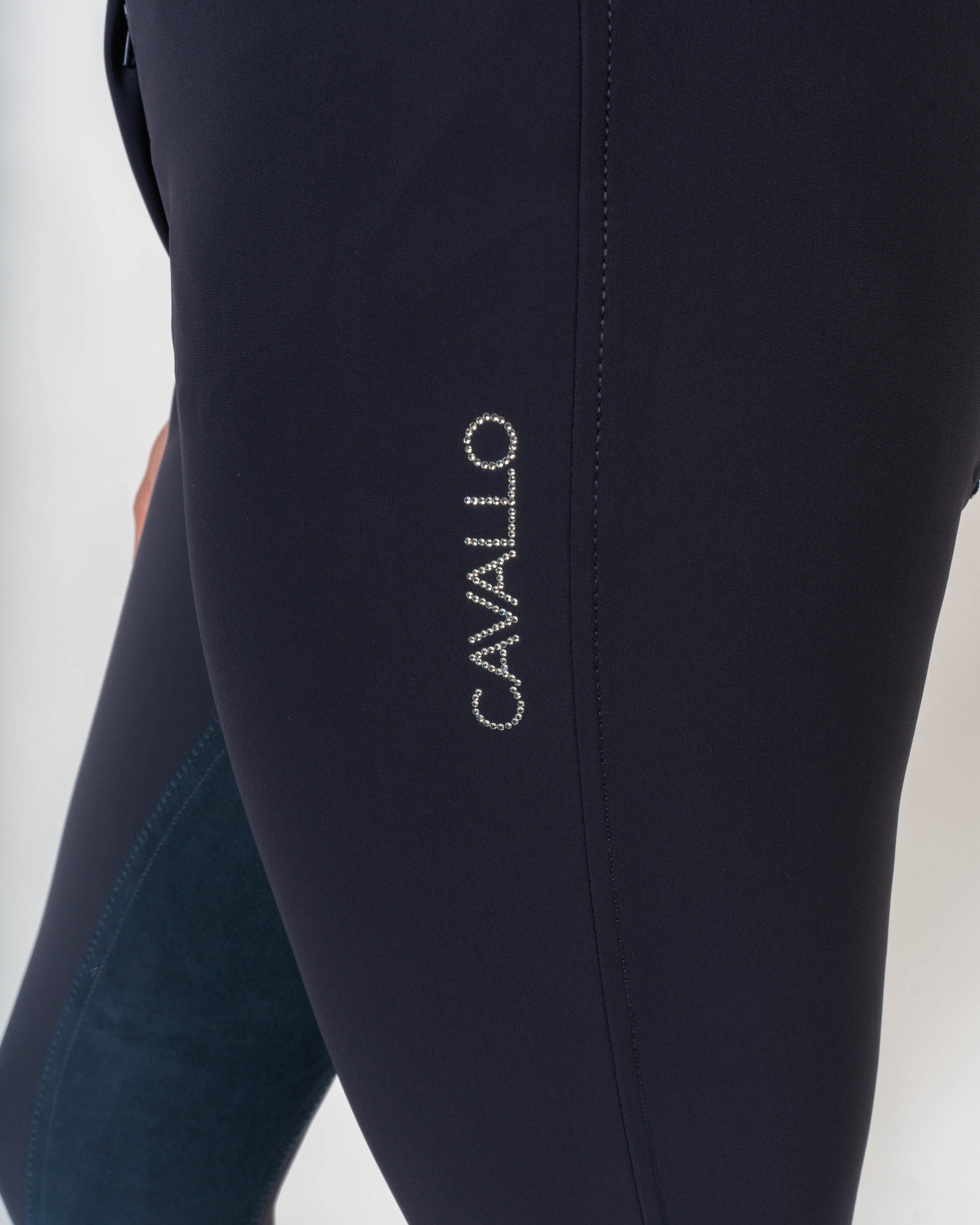 Riding breeches ladies CAVALChristy Silver Mobile full seat in darkblue
