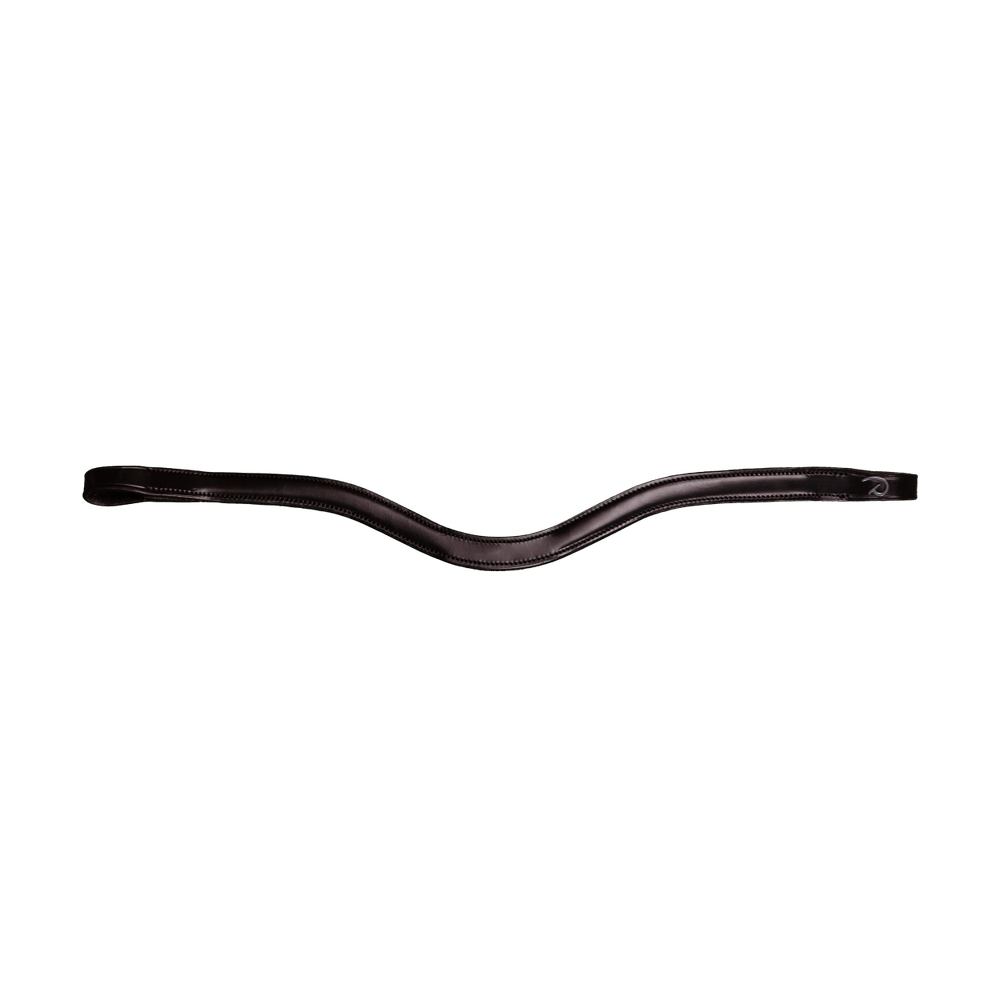 Browband V-shape flat leather