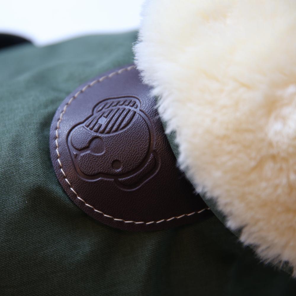 Manteau pour chien imperméable 300g en olive