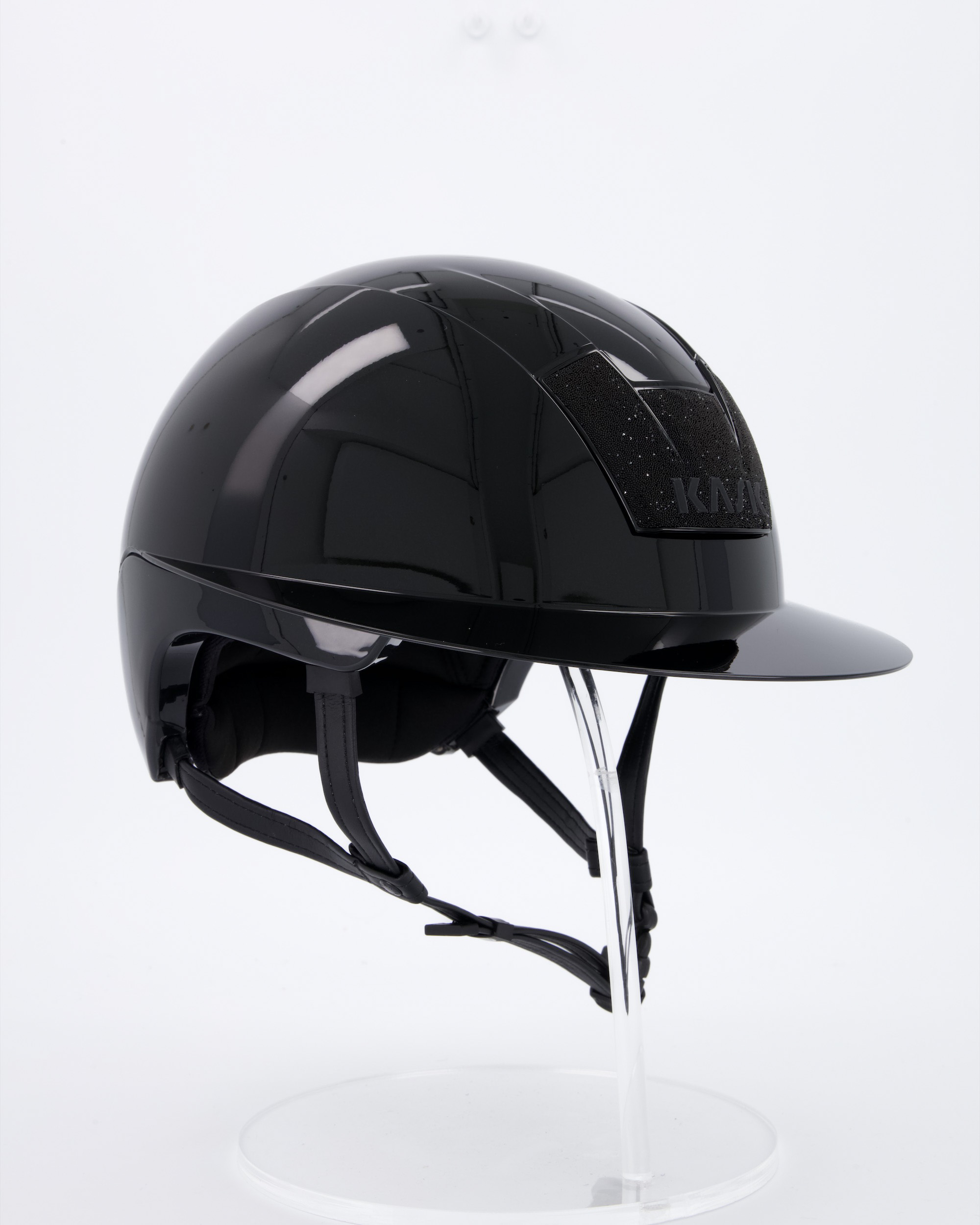 glossy black