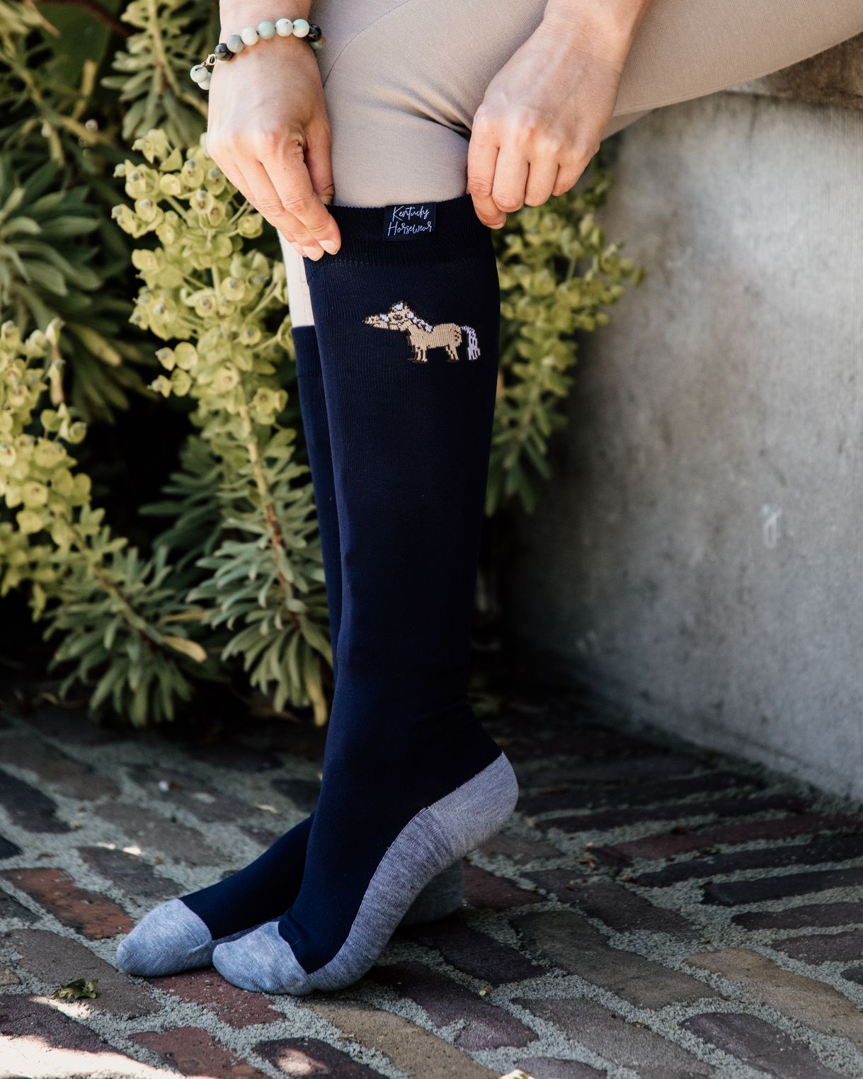 Sammy riding socks
