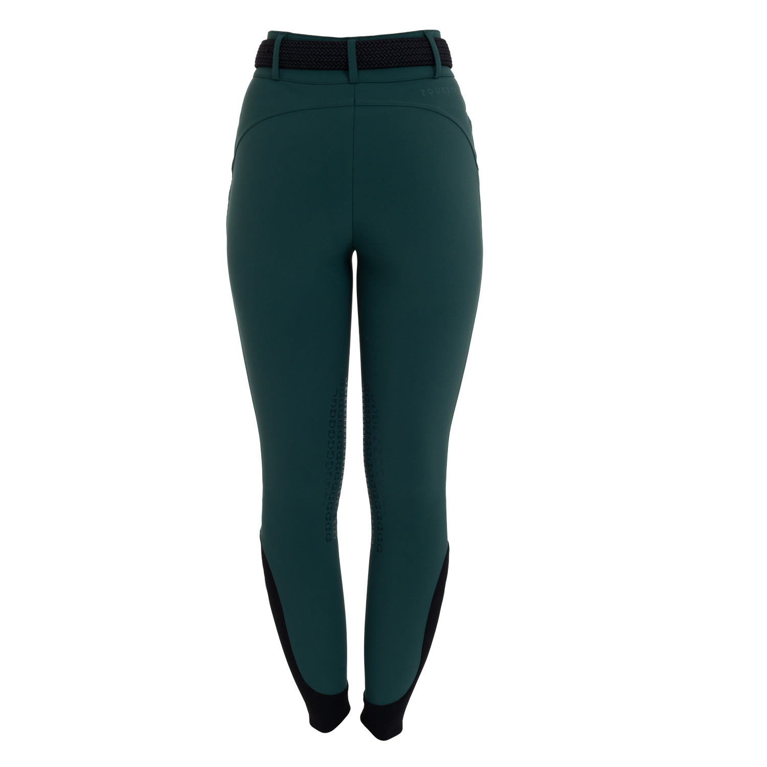 Damen-Reithose High-Waist mit Kniebesatz