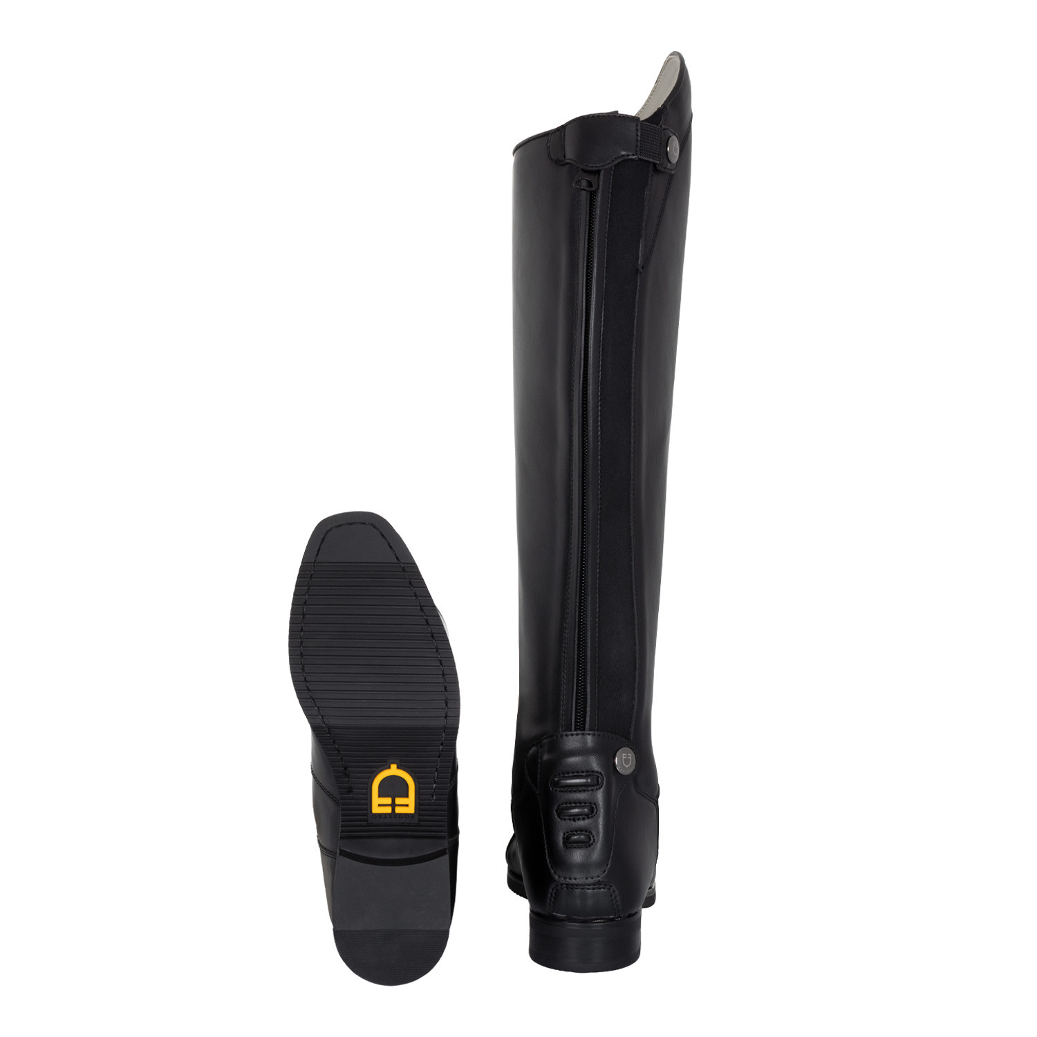 Unisex-Stiefel Nemesis zum Reinschlüpfen mit Reißverschluss hinten