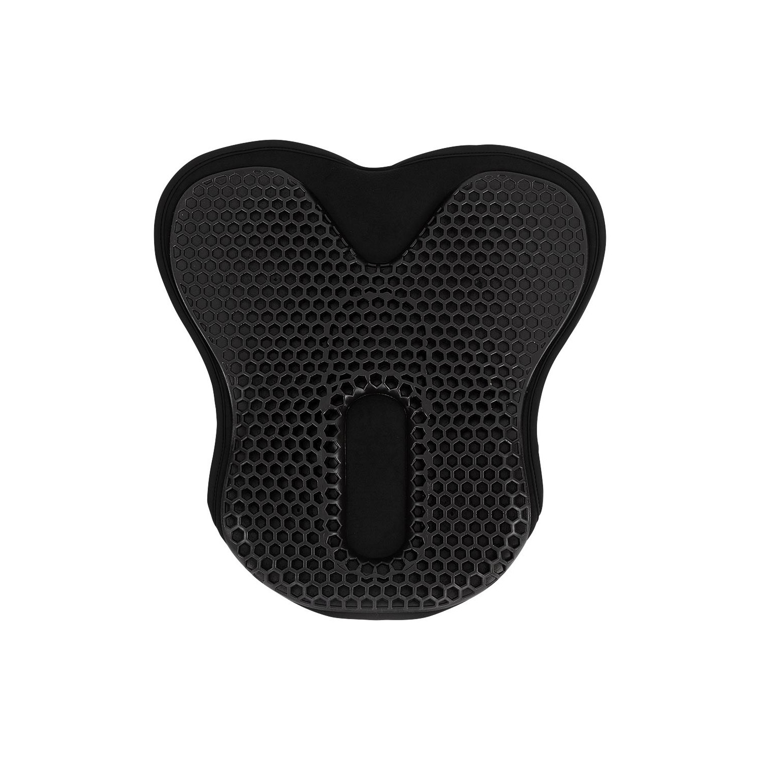 Sattelsitzkissen Ortho-Coccyx Gel Dressur in schwarz/schwarz