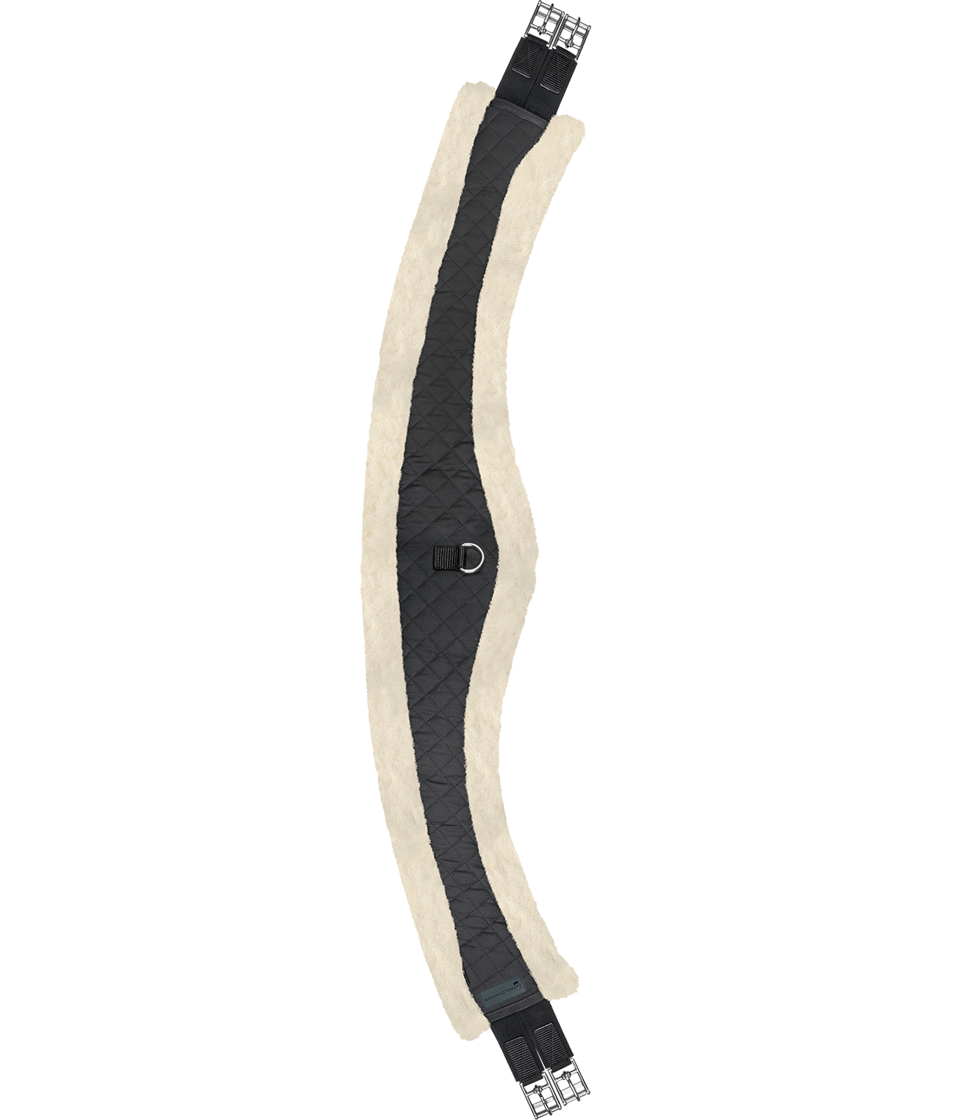 Moon long belt with teddy fur