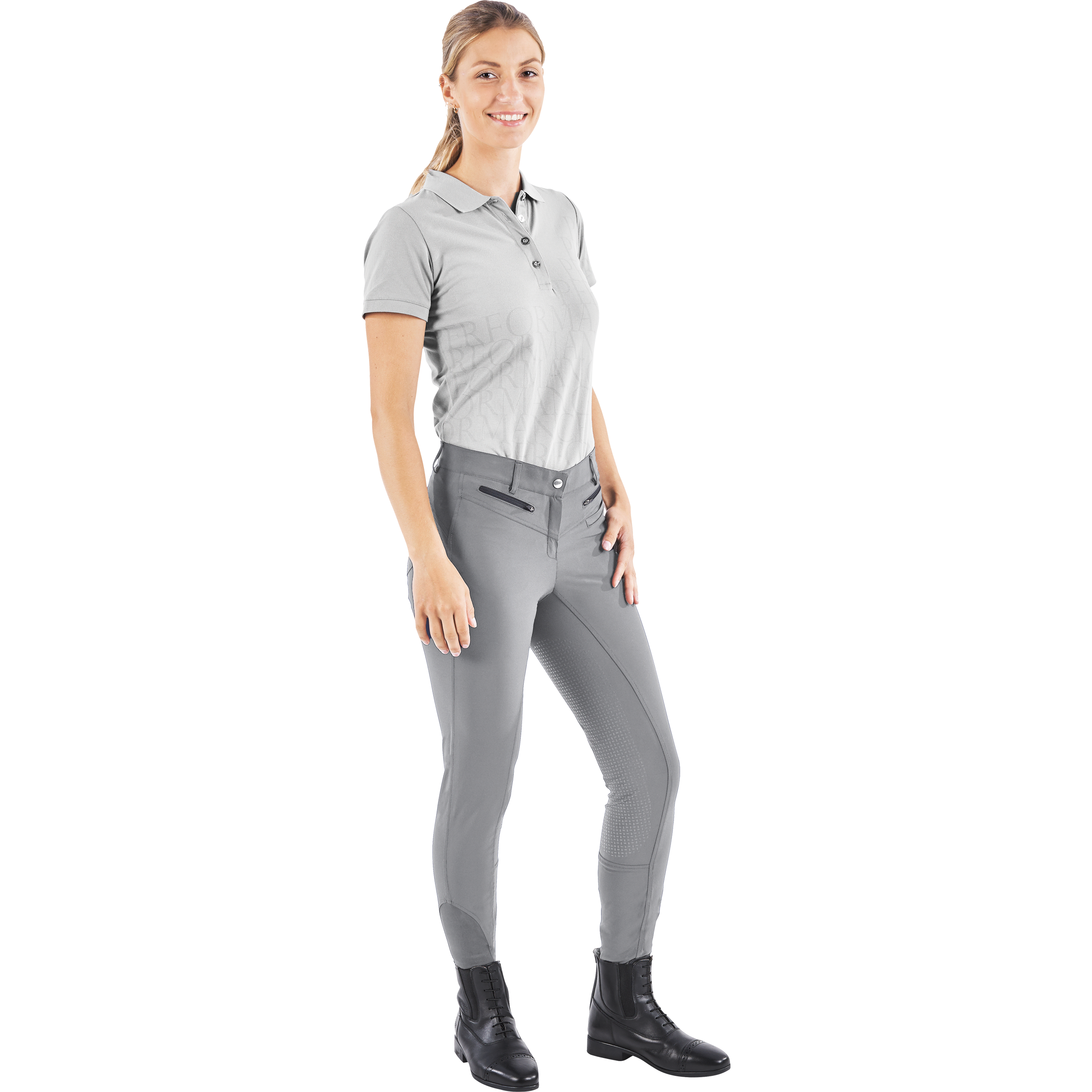 Pantalon d'équitation dame Zarina avec 3/4 Grip