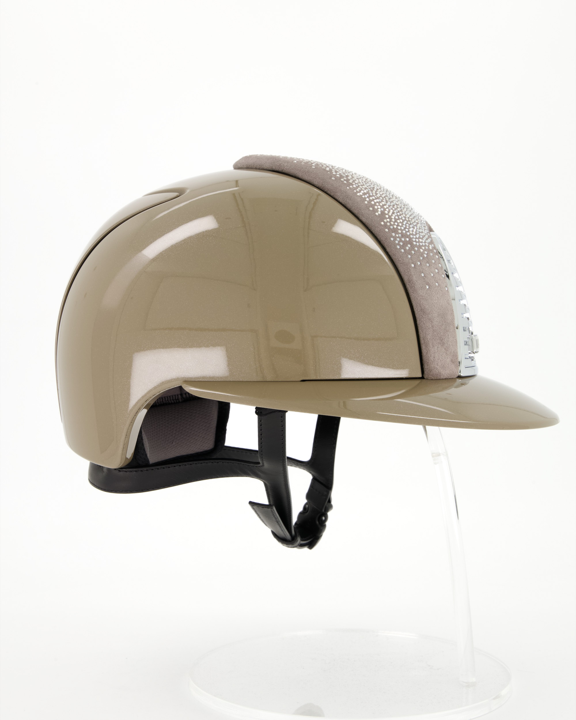 Reithelm Cromo 2.0 Diamond Suede Grey Polo in taupe