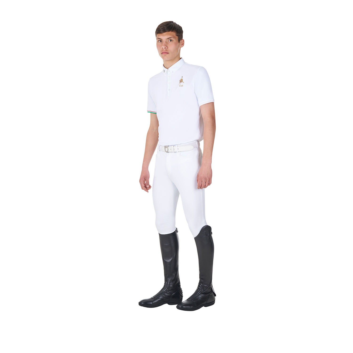 Herren-Turnierpolo X FISE