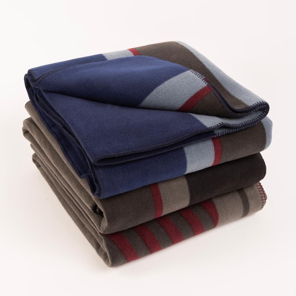 Square Stripes Heavy fleece blanket