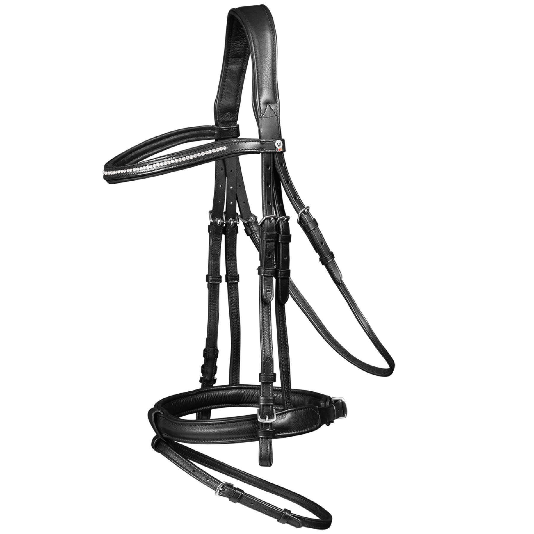 Snaffle bridle X-Line Supersoft Glam, English comb.