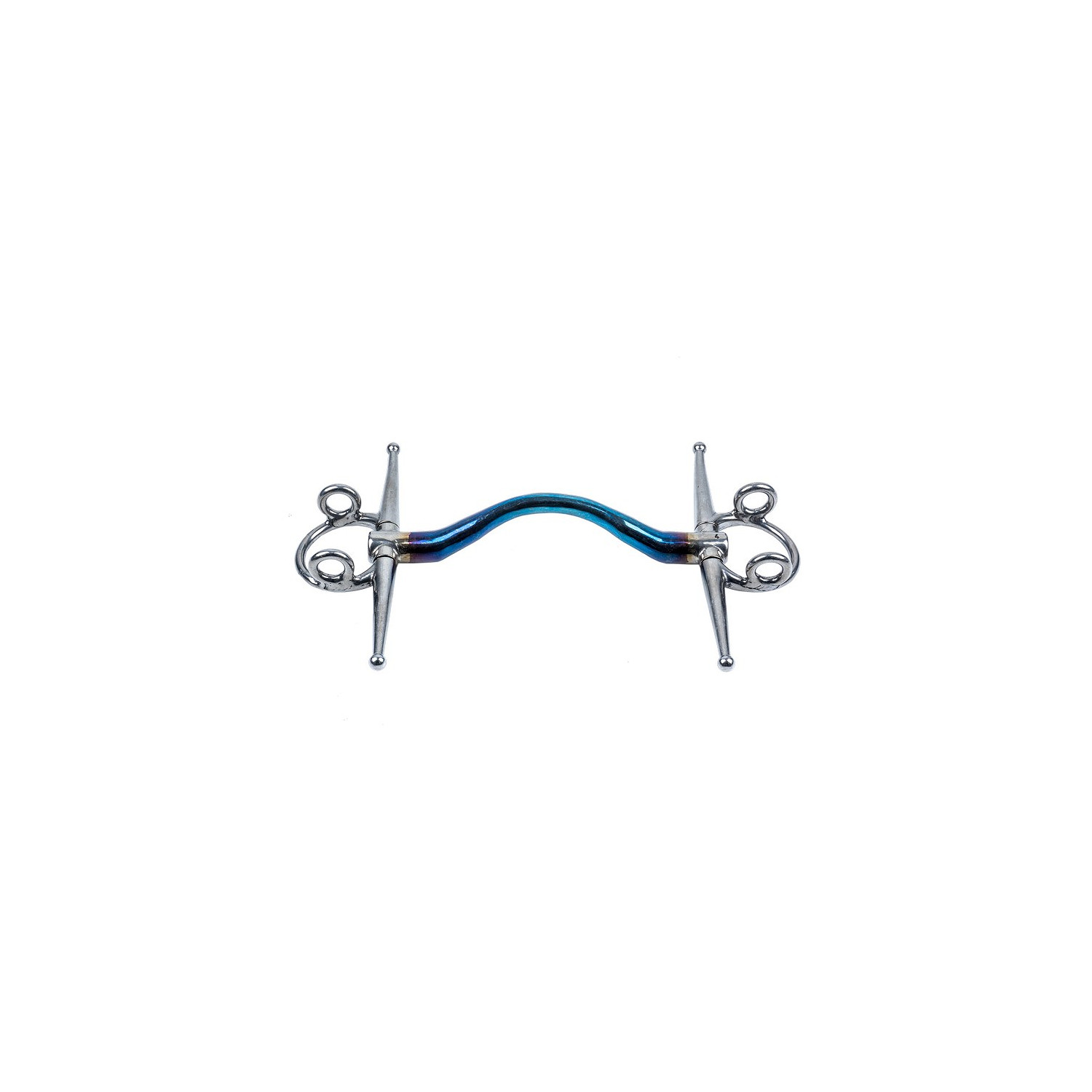 Sweet Iron volles Backenstück mittel Zungenfreiheit-16 in blau