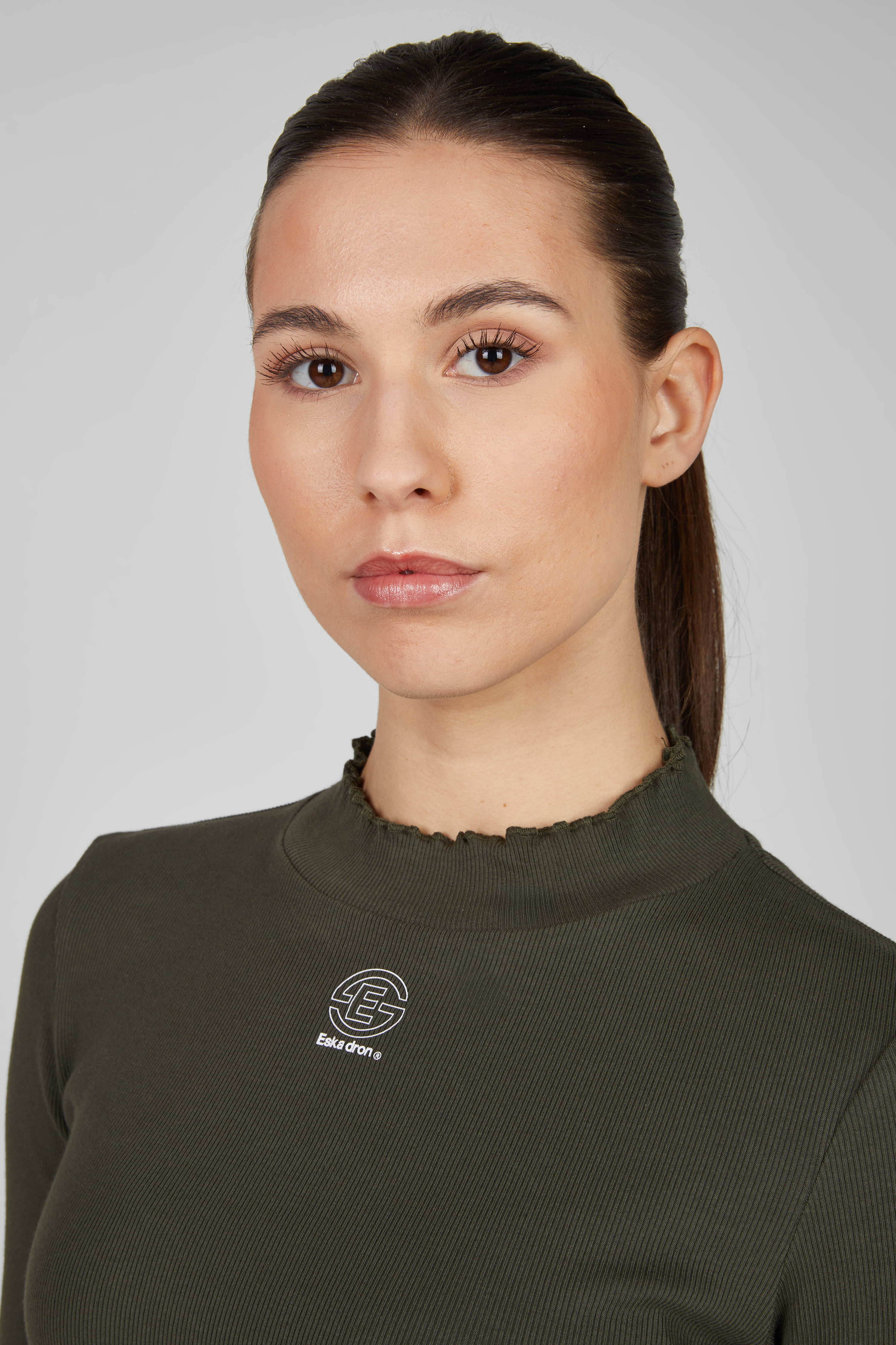 Rollkragenshirt Damen Rib Dynamic