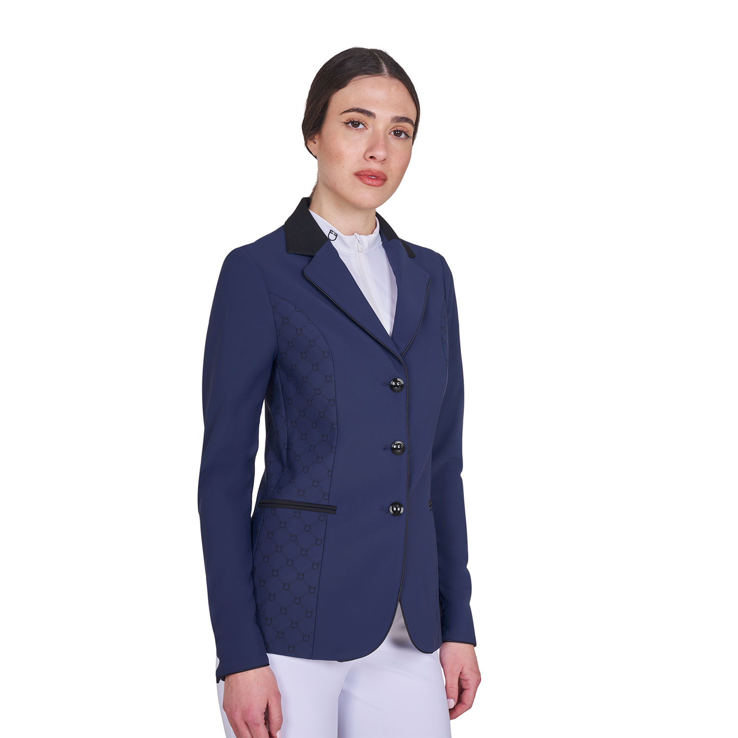 Damen-Turnierjackett mit Monogramm und drei Knöpfen