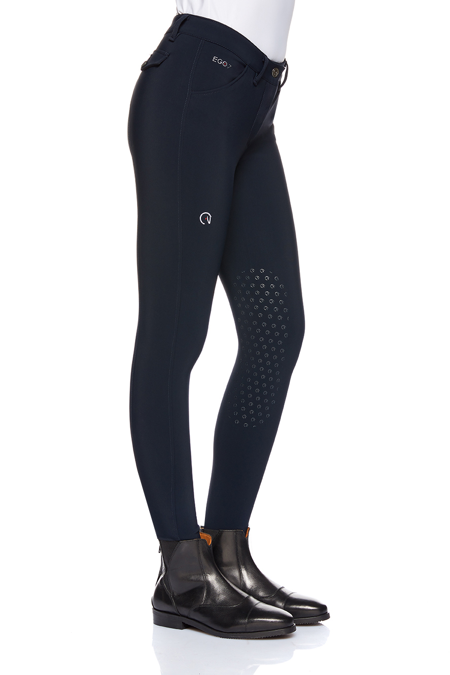 Reithose Damen Jumping PT mit Kniegrip in navy