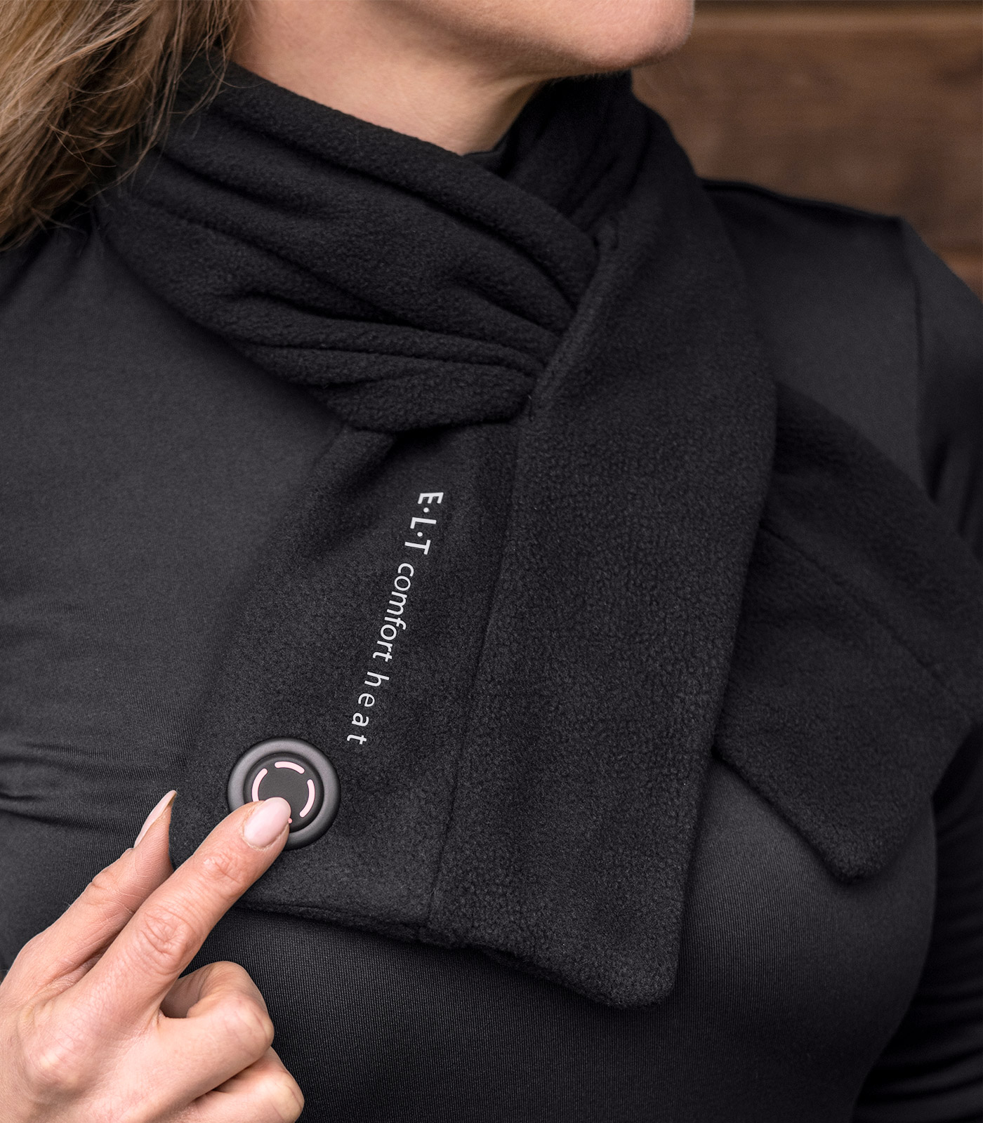 Heatable Scarf Comfort Heat, black