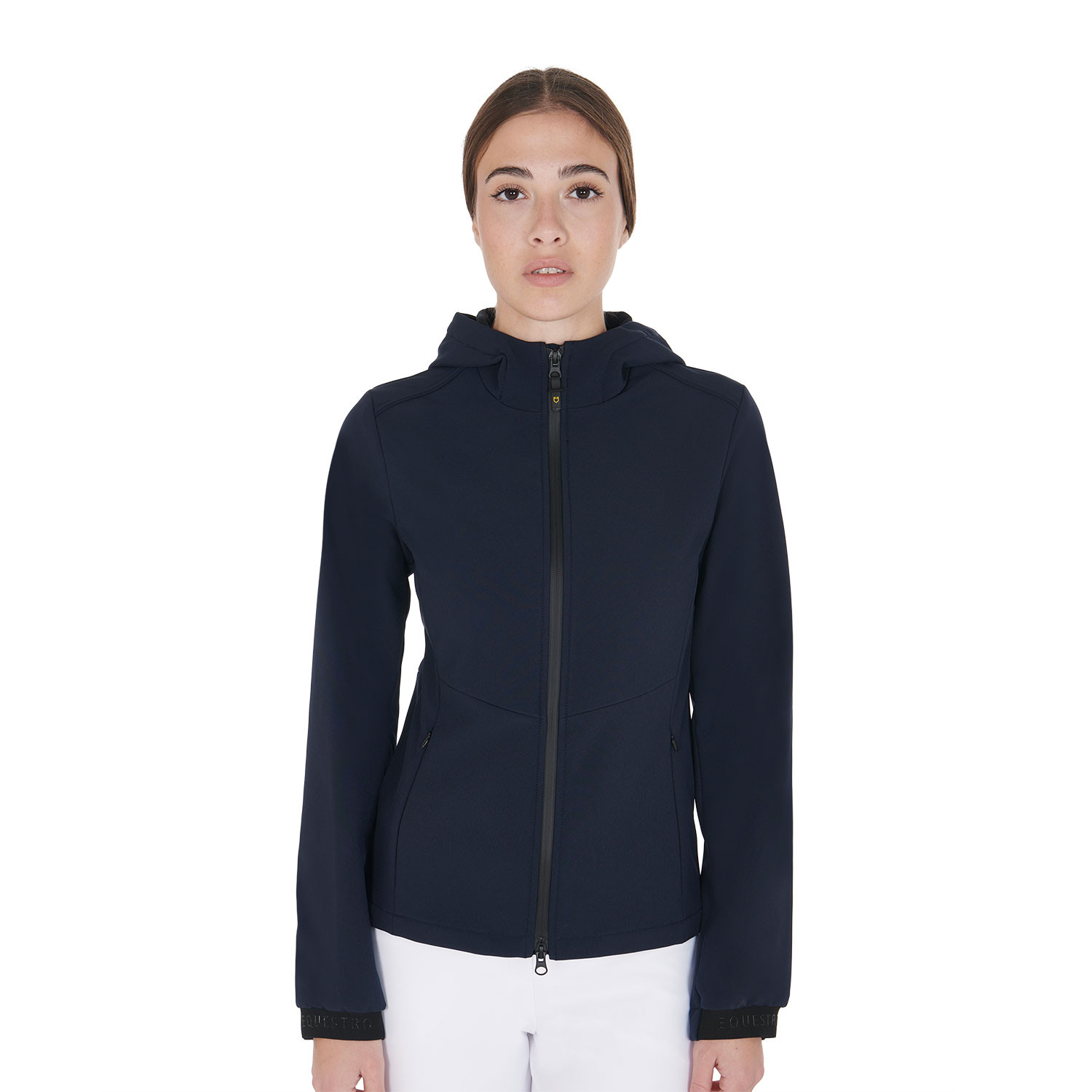 Taillierte Softshell-Jacke mit verdeckten Taschen