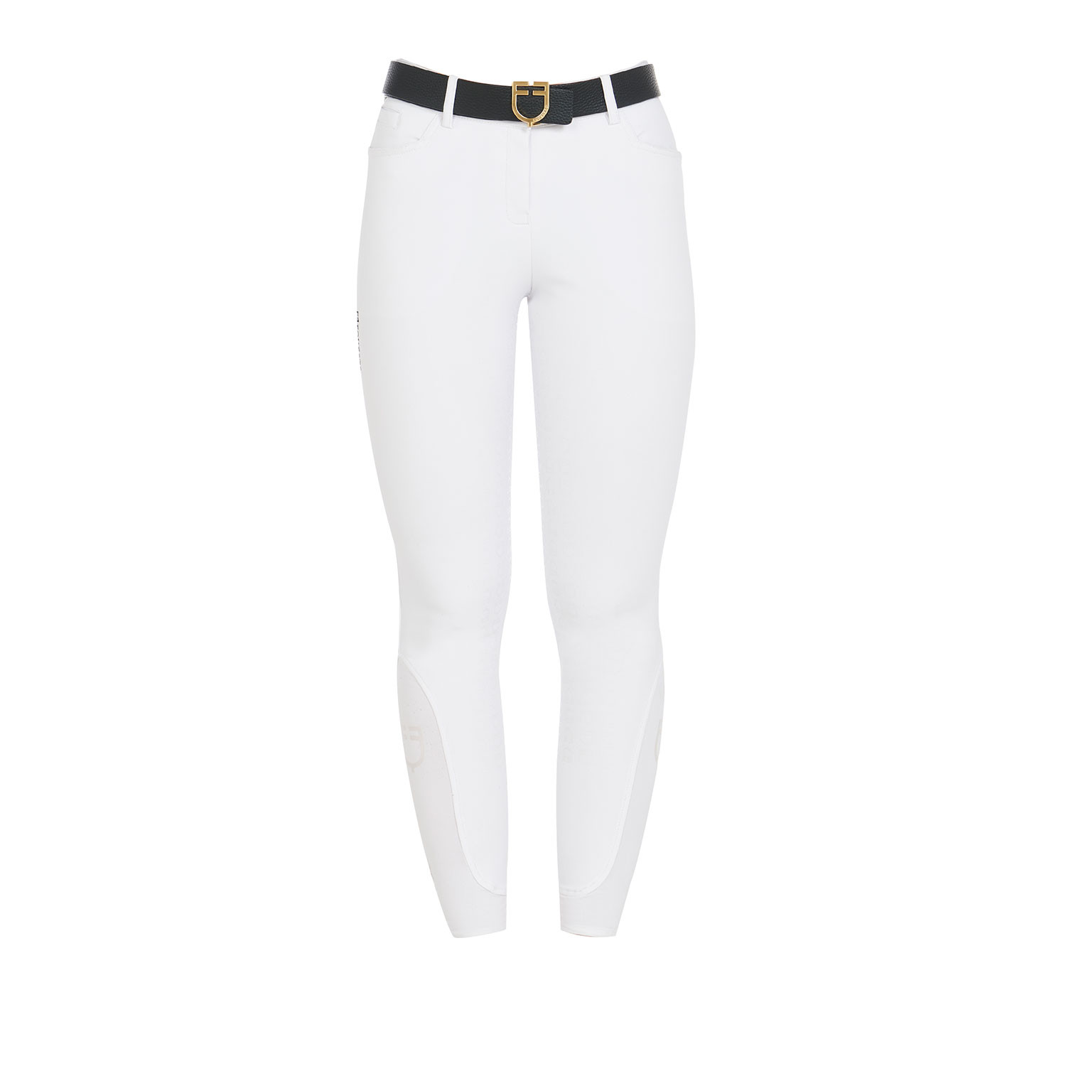 Damen-Vollbesatz-Reithose mit hohem Bund und Fleecefutter