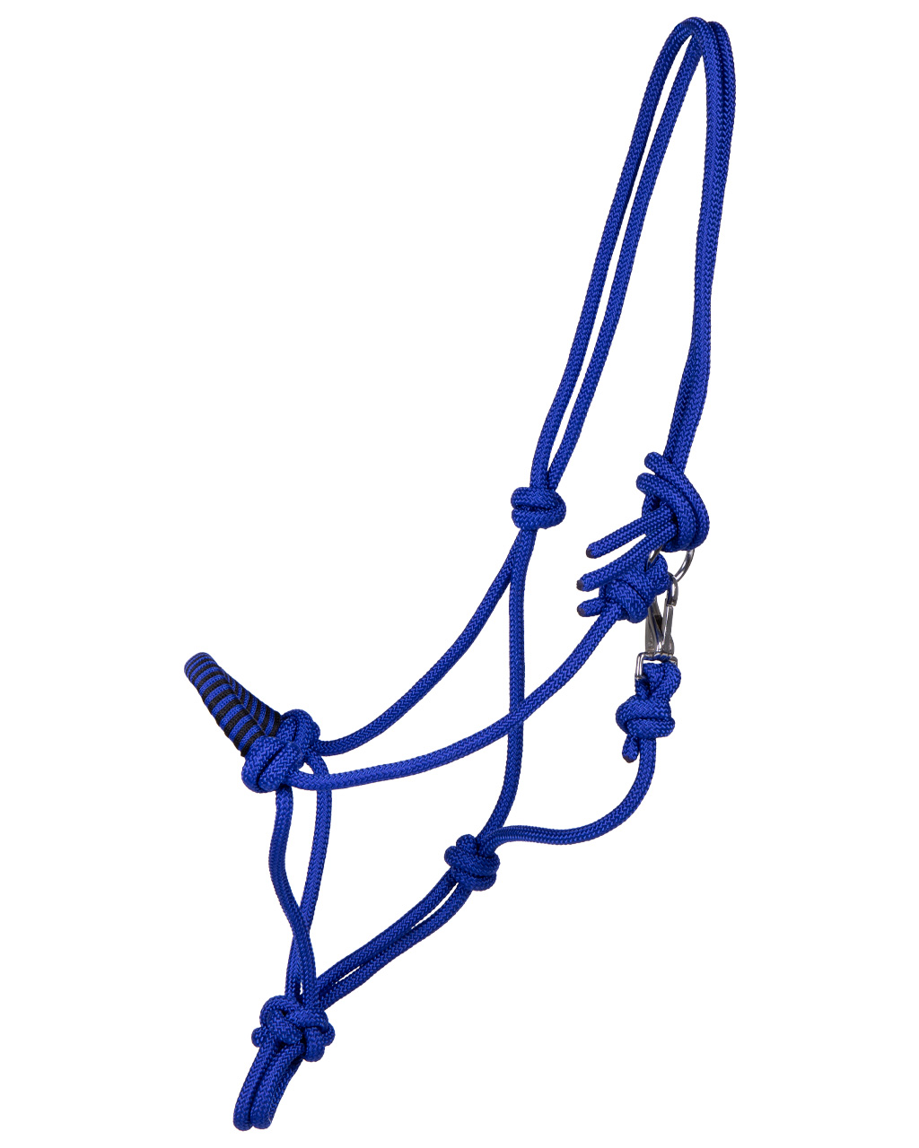 Knotted halter with clip Knotted halter with clip