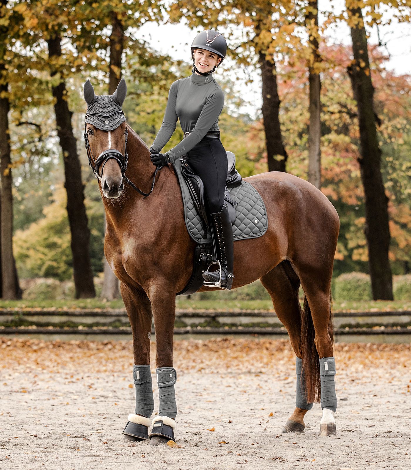 Fleecebandagen Nepal in zinn