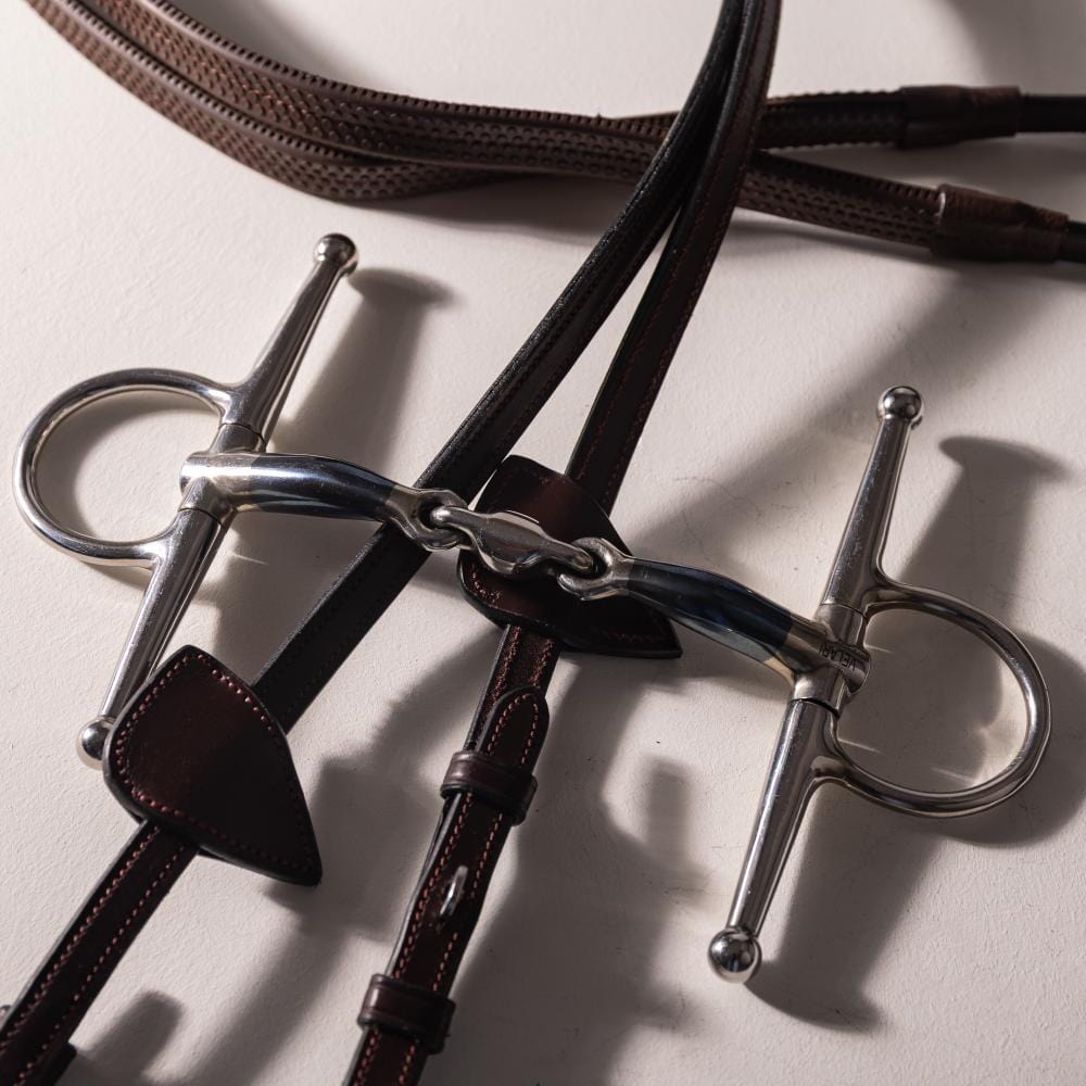 Doppelt Gebrochene Schenkeltrense Edelstahl