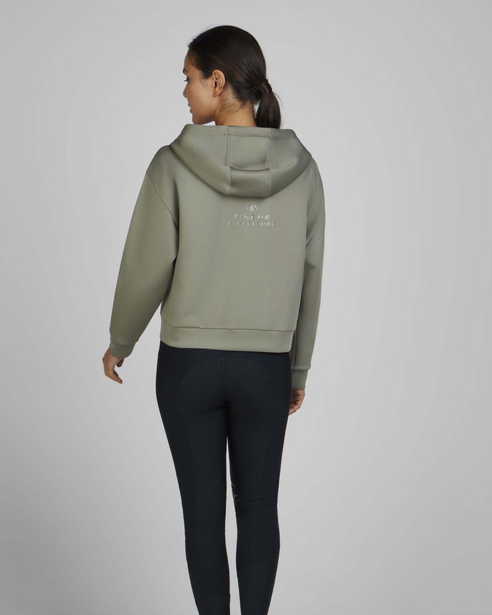 Sweatshirt jacket ladies athleisure 