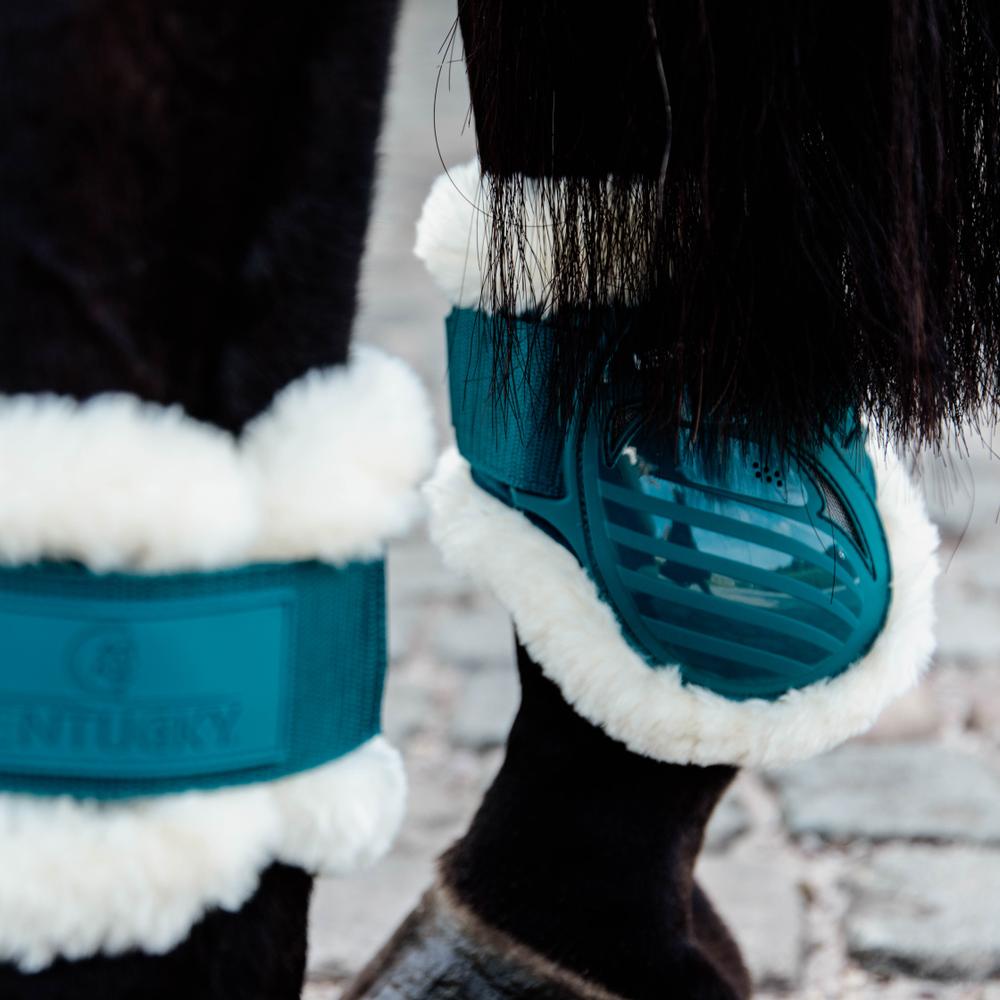 Vegan Sheepskin Young Horse Fetlock Boots