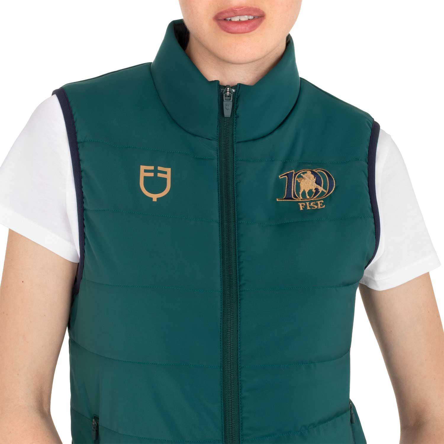 Damen-Slim-Fit-Weste X FISE 100