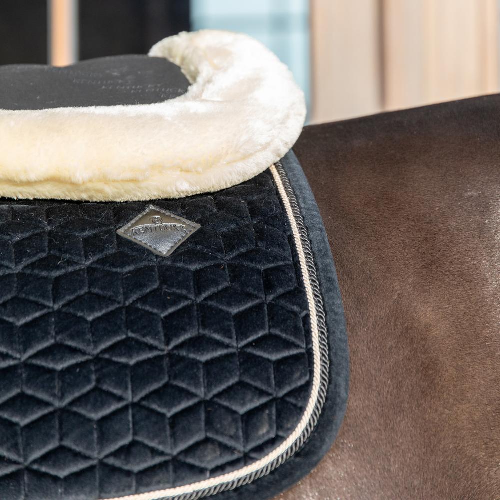 Saddle pad with fur Impact Equaliser 10mm