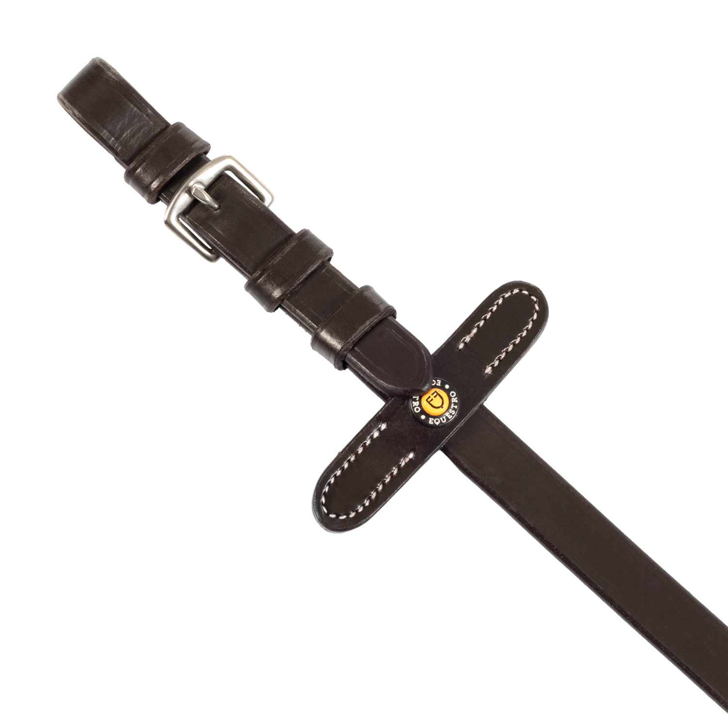 Lederzügel mit Gurtband