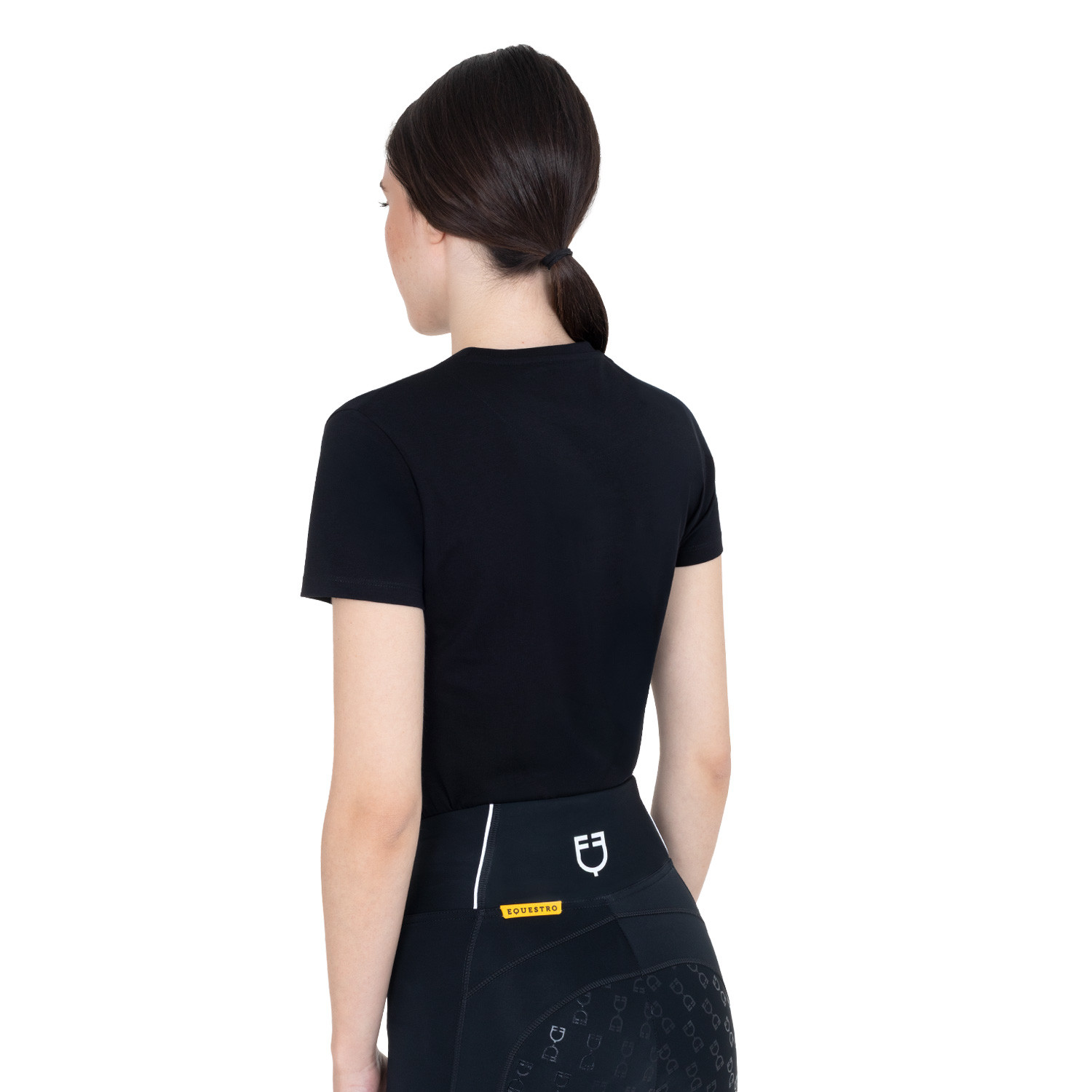 Baumwoll-T-Shirt Horse Love für Damen