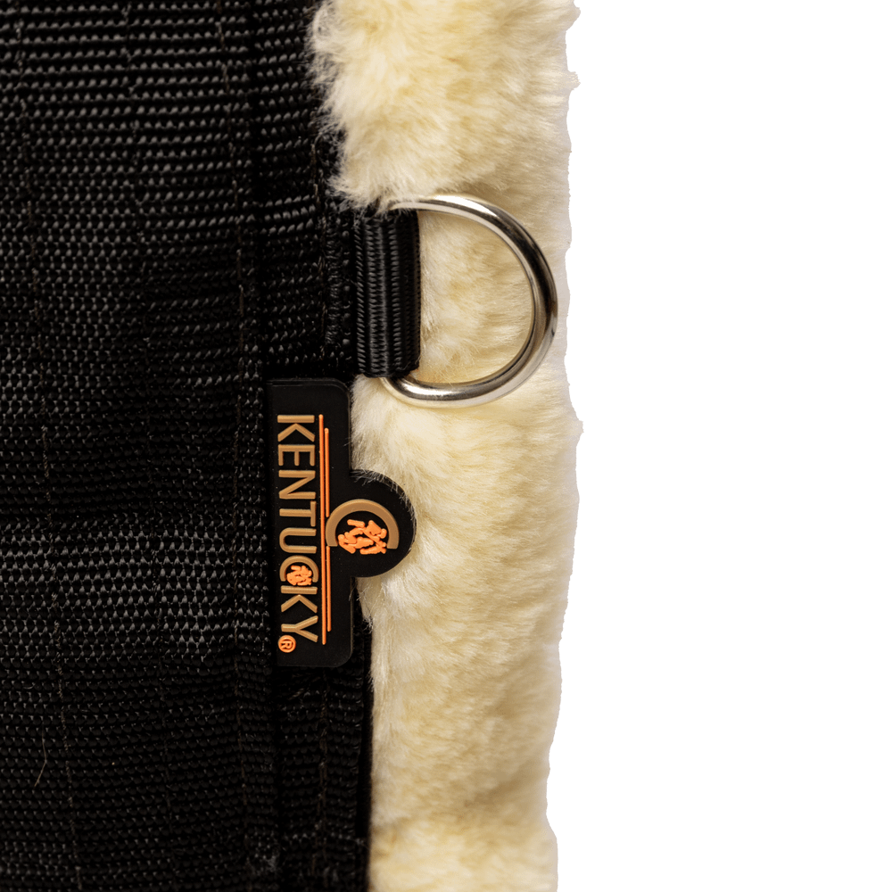 Saddle girth lambskin