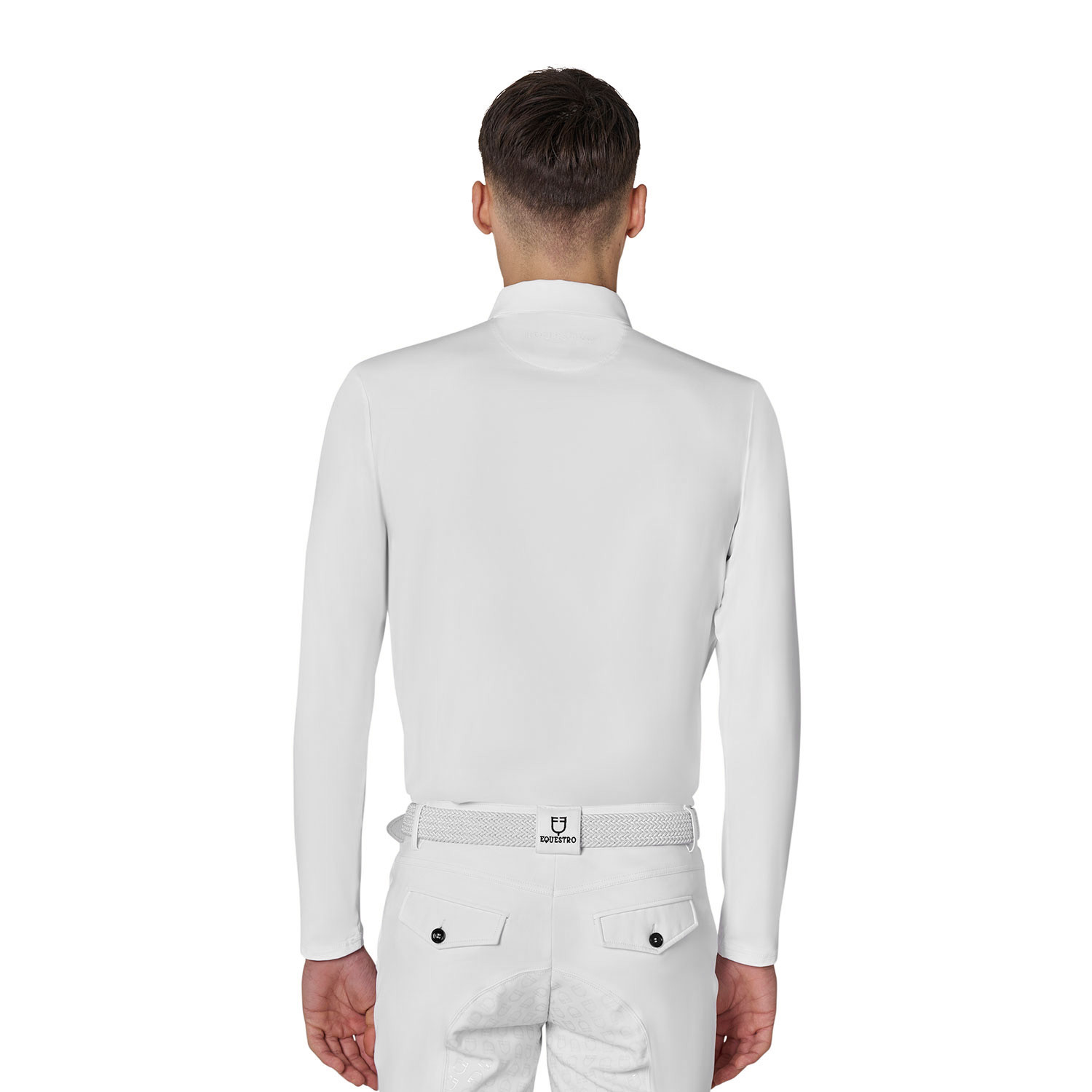 Langarm-Turnierpolo für Herren mit Mesh-Einsätzen