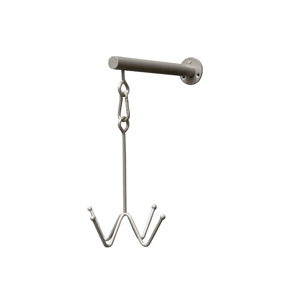 Bridle rack with 4 hooks for wall mounting
