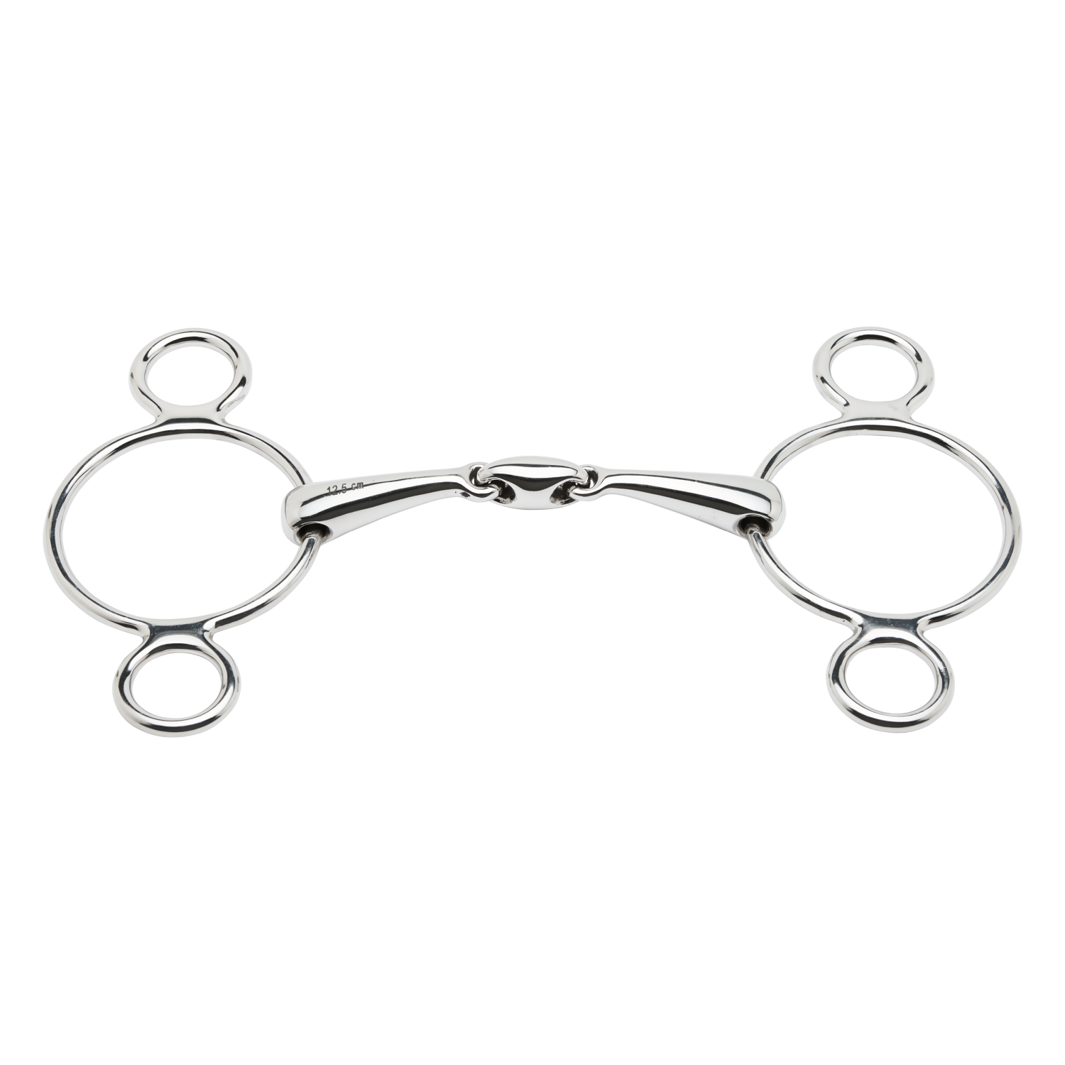 3-Ring-Wassertrense Edelstahl, 16 mm, doppelt gebrochen