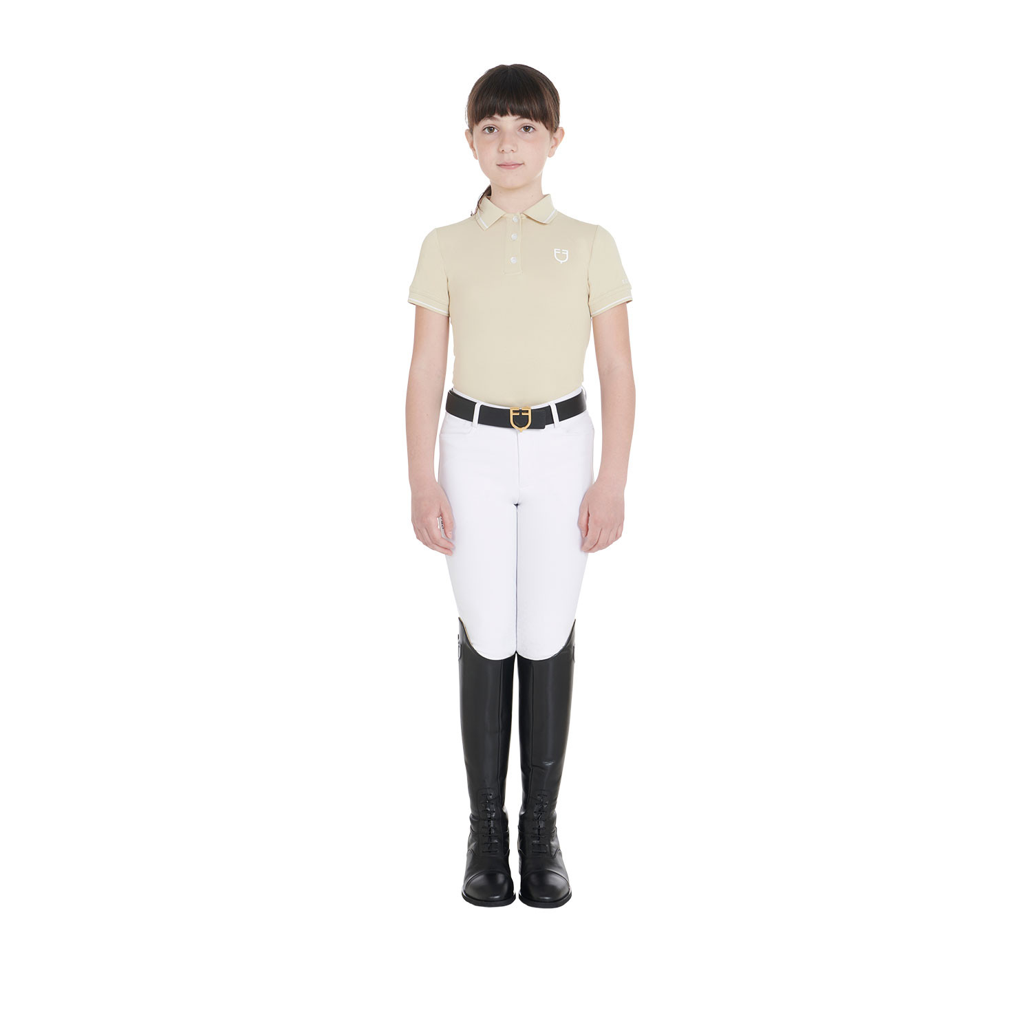 Kinder-Polo Slim Fit aus antibakteriellem Funktionsmaterial