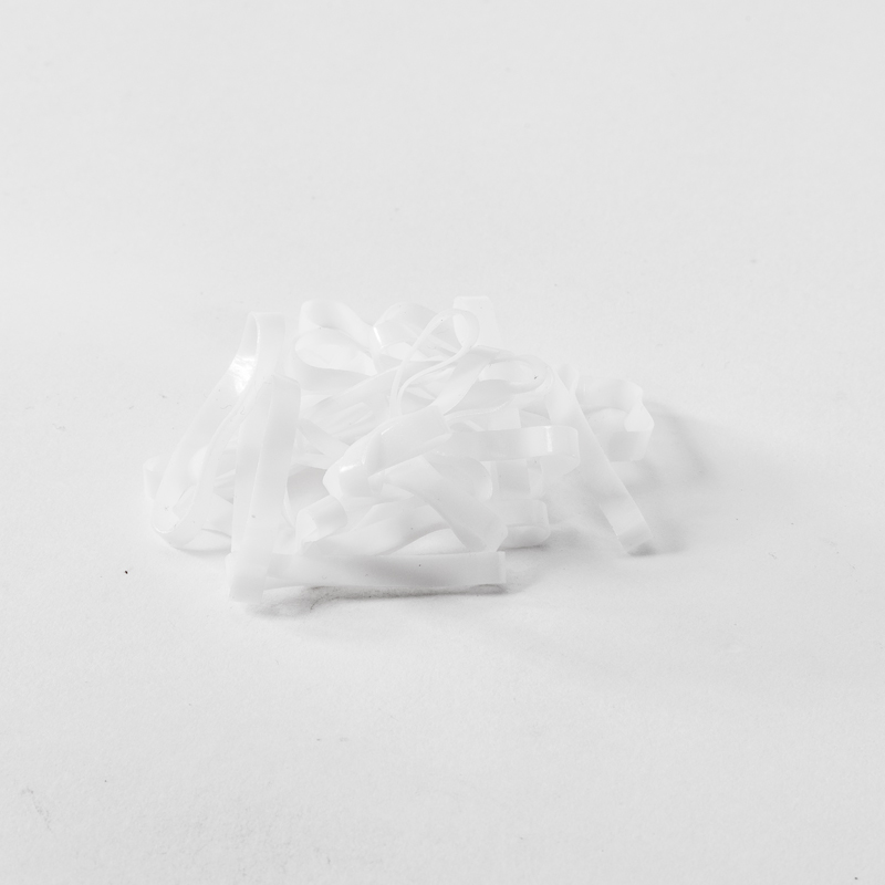 Mähnengummis - Silikon ca. 4200St. Mähnengummis - Silikon ca. 4200St.