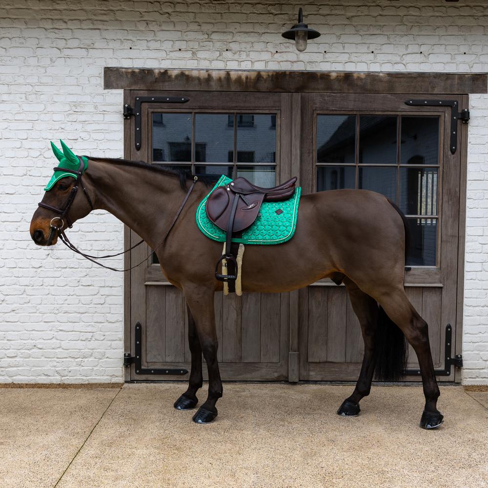 Tapis de selle Velvet Horse printing Dressage