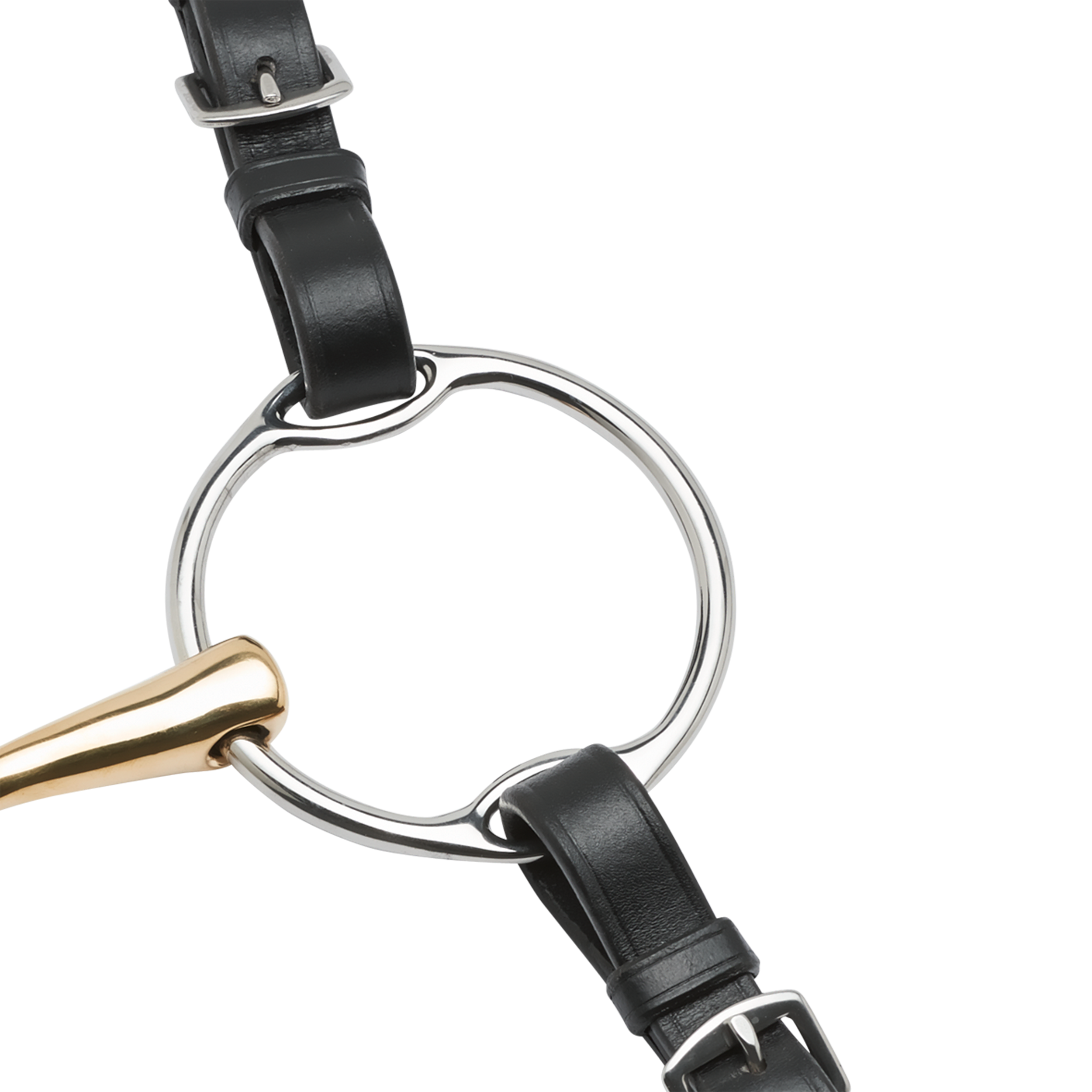 Mors simple Soft-Ring Kaugan®-Shaped, double brisure